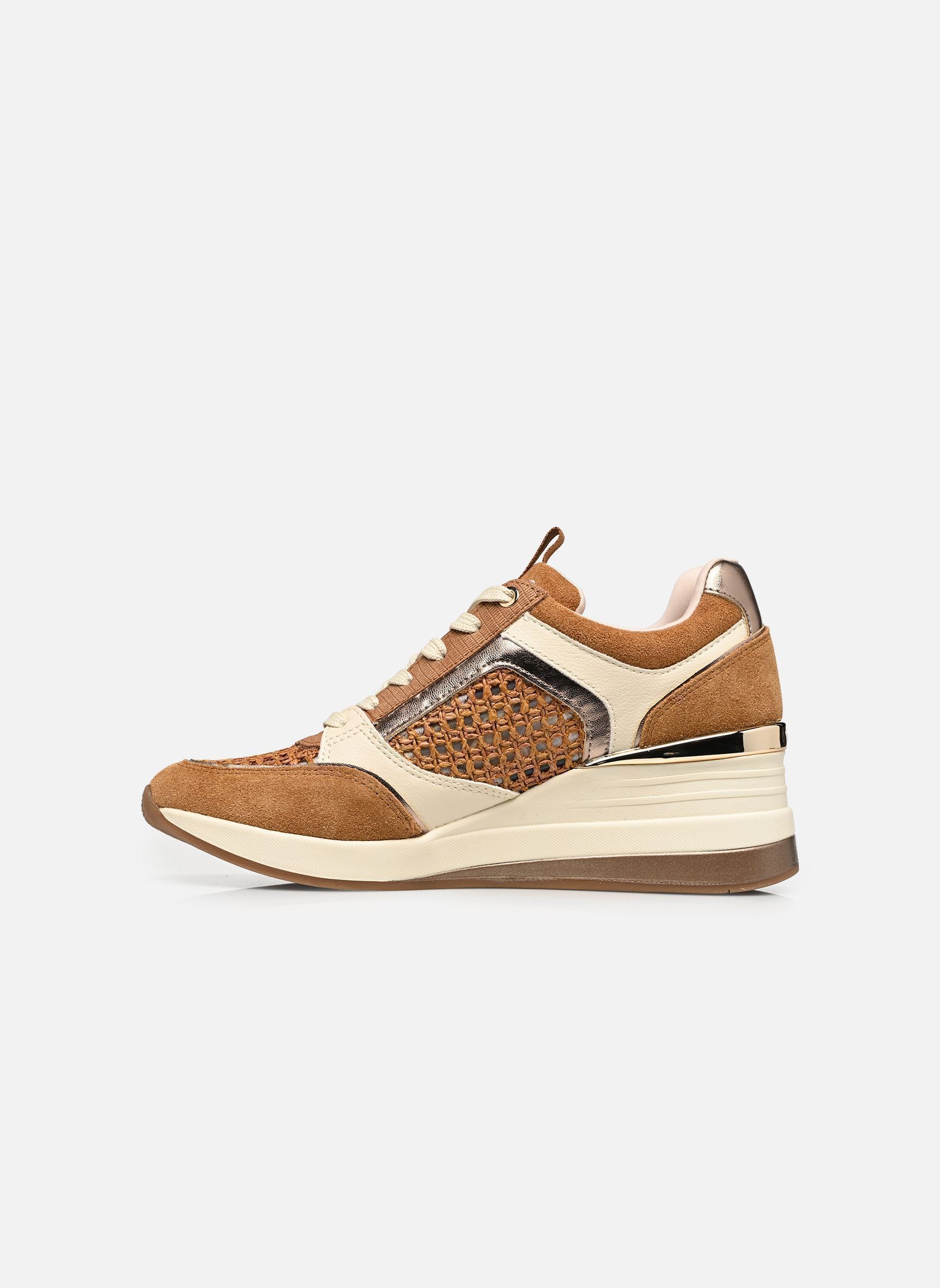 Baskets compensées 23703-41 femme marron Tamaris Baskets compensées 23703-41 femme marron CAMEL COMB