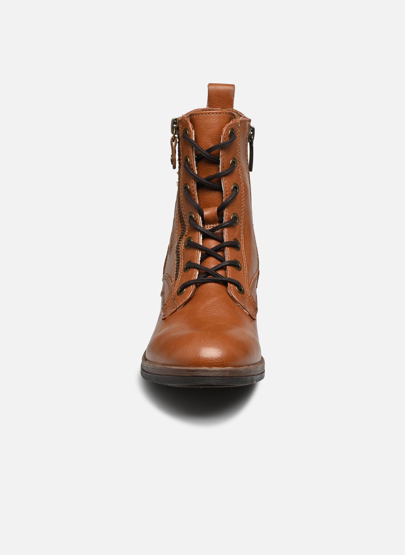 Geschnürte Stiefeletten 25107-41 damen braun Tamaris Geschnürte Stiefeletten 25107-41 damen braun COGNAC