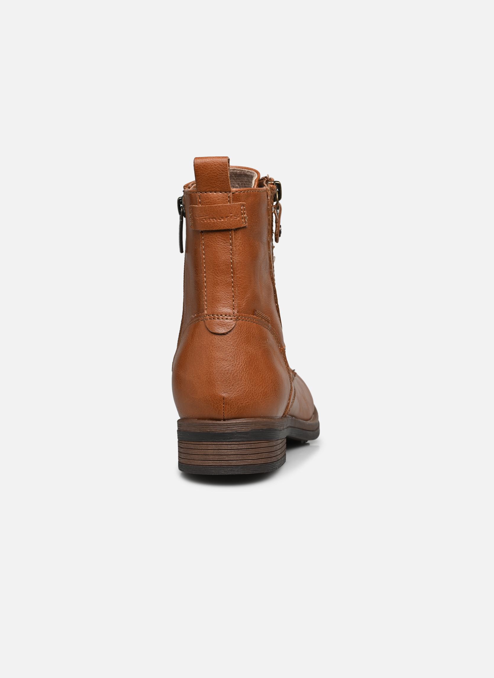 Geschnürte Stiefeletten 25107-41 damen braun Tamaris Geschnürte Stiefeletten 25107-41 damen braun COGNAC