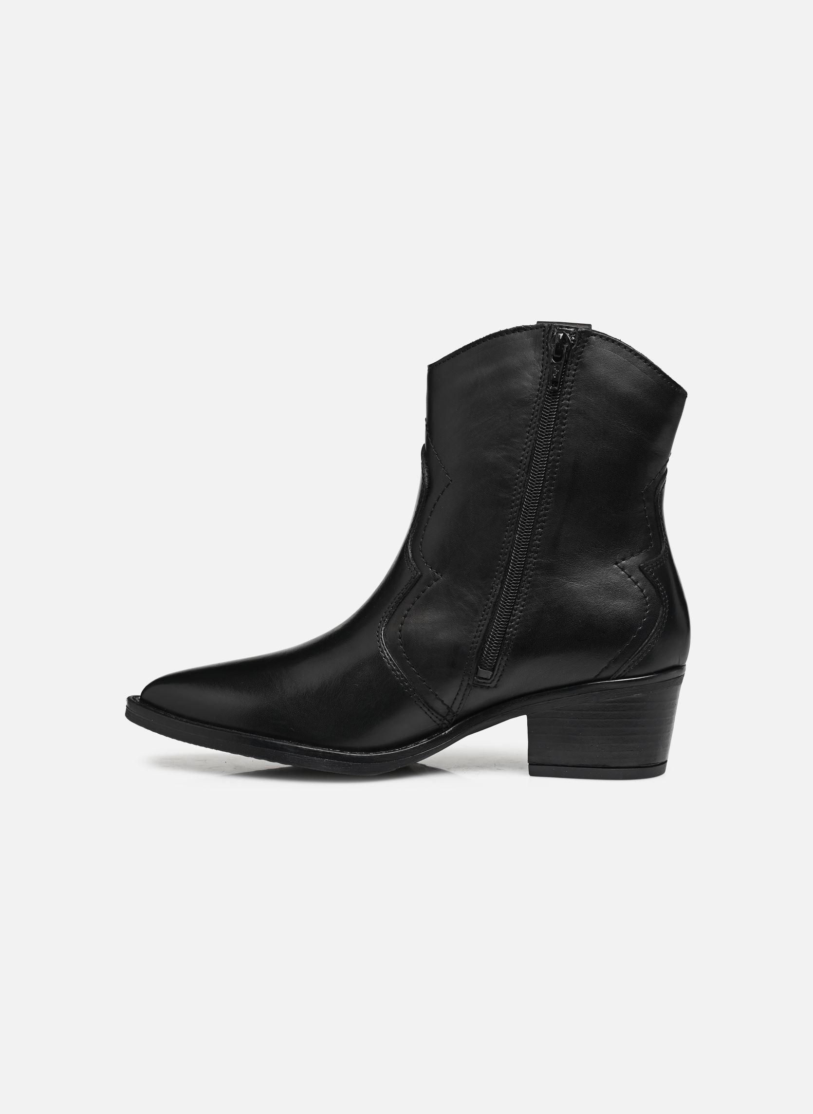 Bottines santiags 25702-41 femme noir Tamaris Bottines santiags 25702-41 femme noir BLACK LEATHER