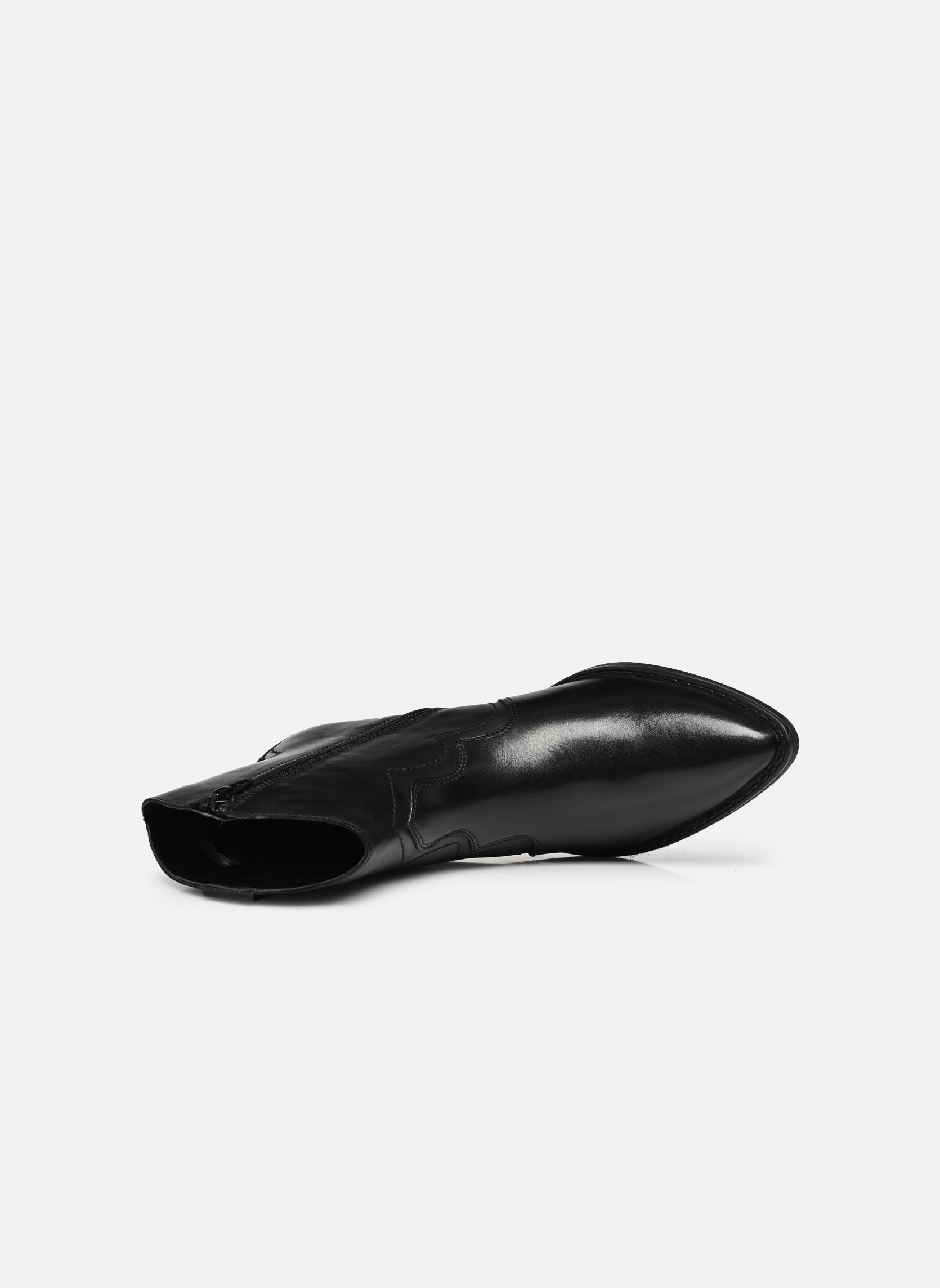 Bottines santiags 25702-41 femme noir Tamaris Bottines santiags 25702-41 femme noir BLACK LEATHER