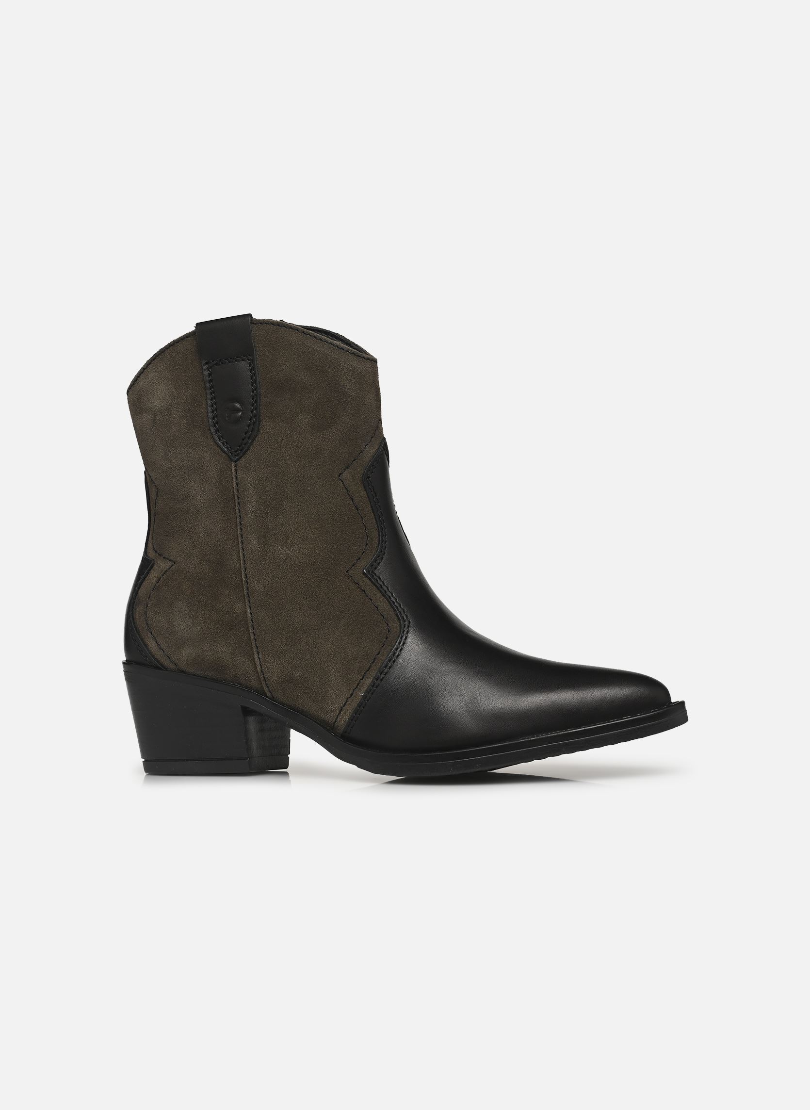 Cowboy-Stiefeletten 25702-41 damen grün Tamaris Cowboy-Stiefeletten 25702-41 damen grün BLK LEA./OLIVE