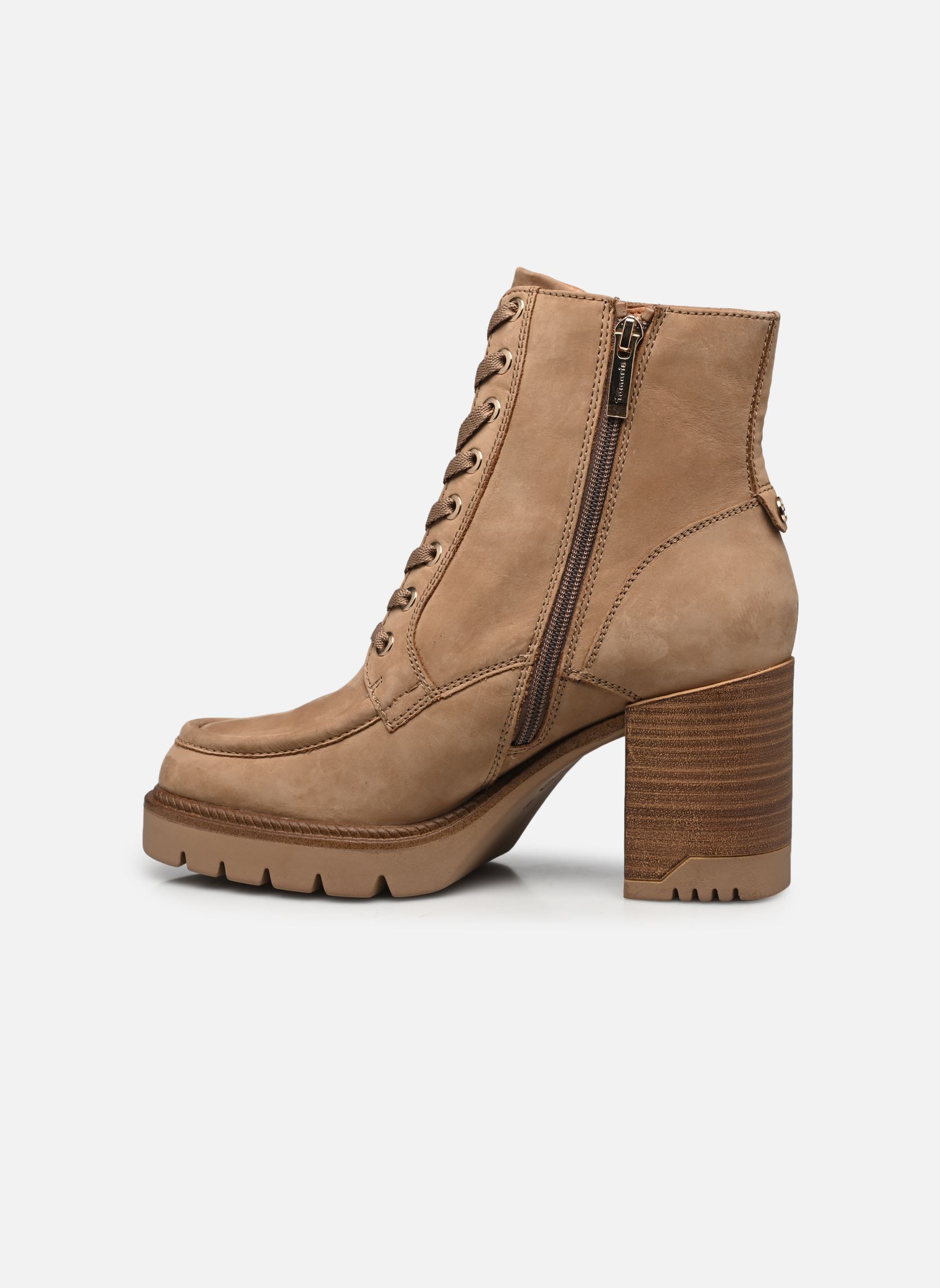 Geschnürte Stiefeletten 25100-41 damen braun Tamaris Geschnürte Stiefeletten 25100-41 damen braun CAMEL