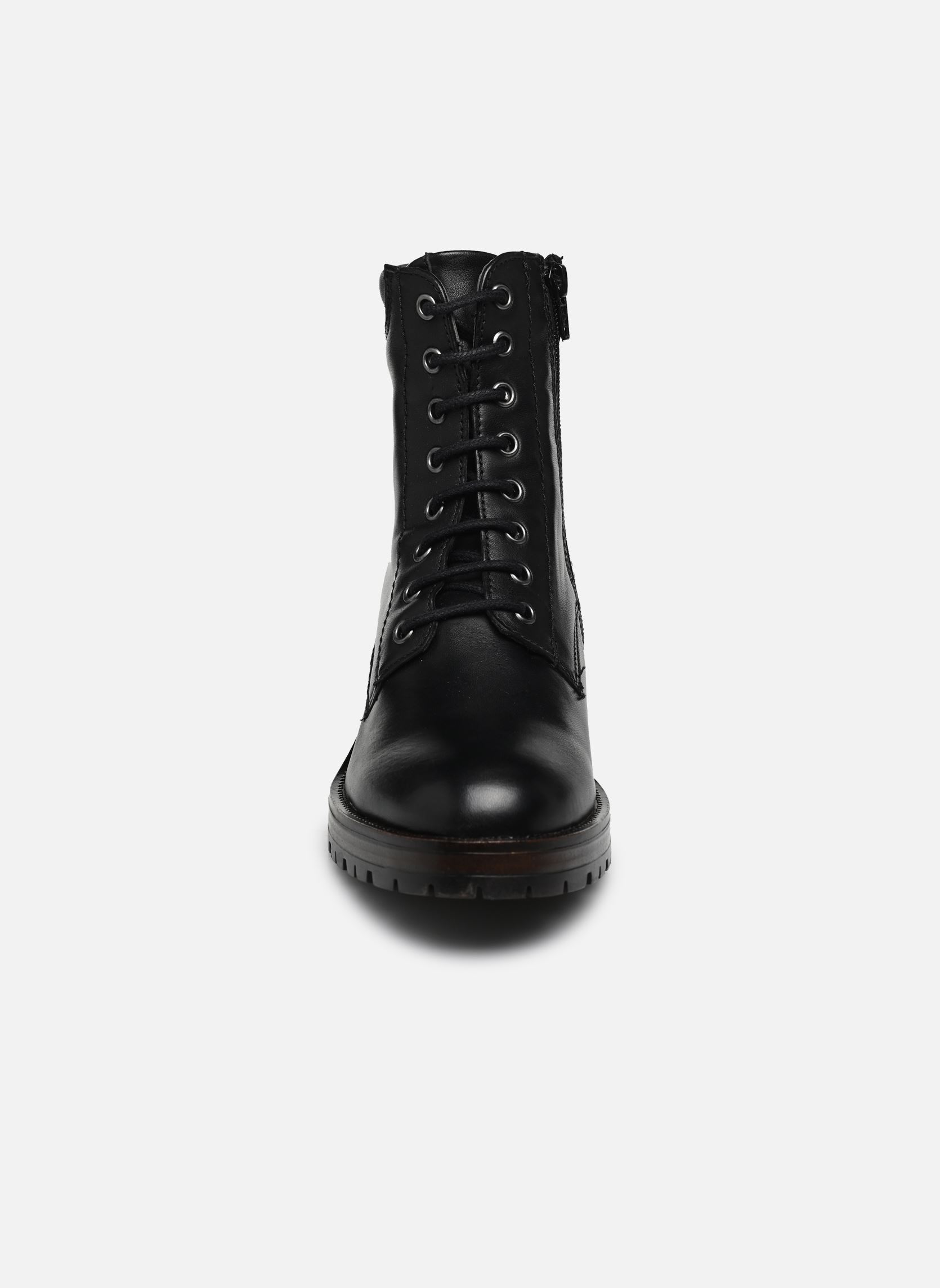 Geschnürte Stiefeletten 25270-41 damen schwarz Tamaris Geschnürte Stiefeletten 25270-41 damen schwarz BLACK LEATHER