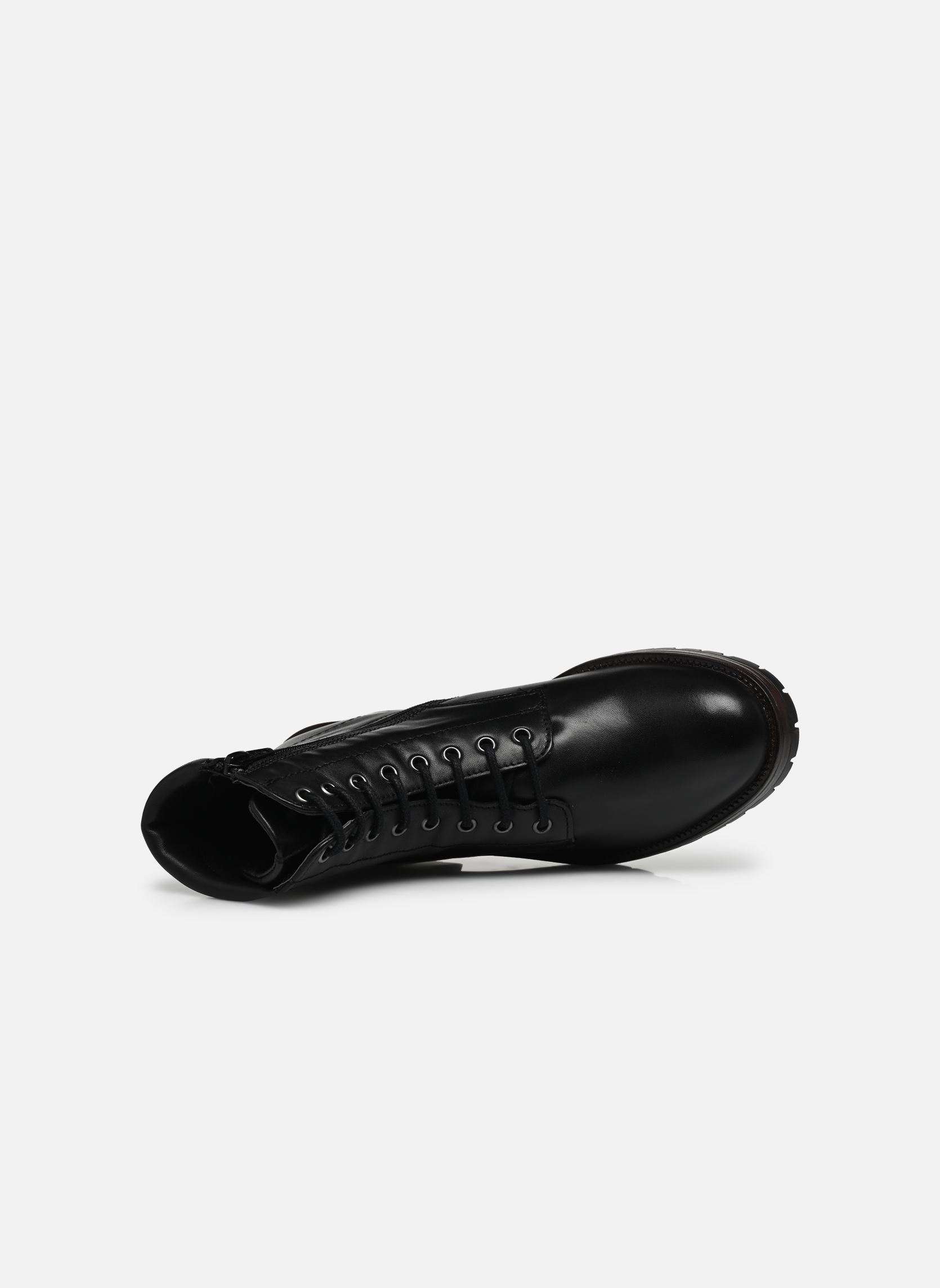 Geschnürte Stiefeletten 25270-41 damen schwarz Tamaris Geschnürte Stiefeletten 25270-41 damen schwarz BLACK LEATHER