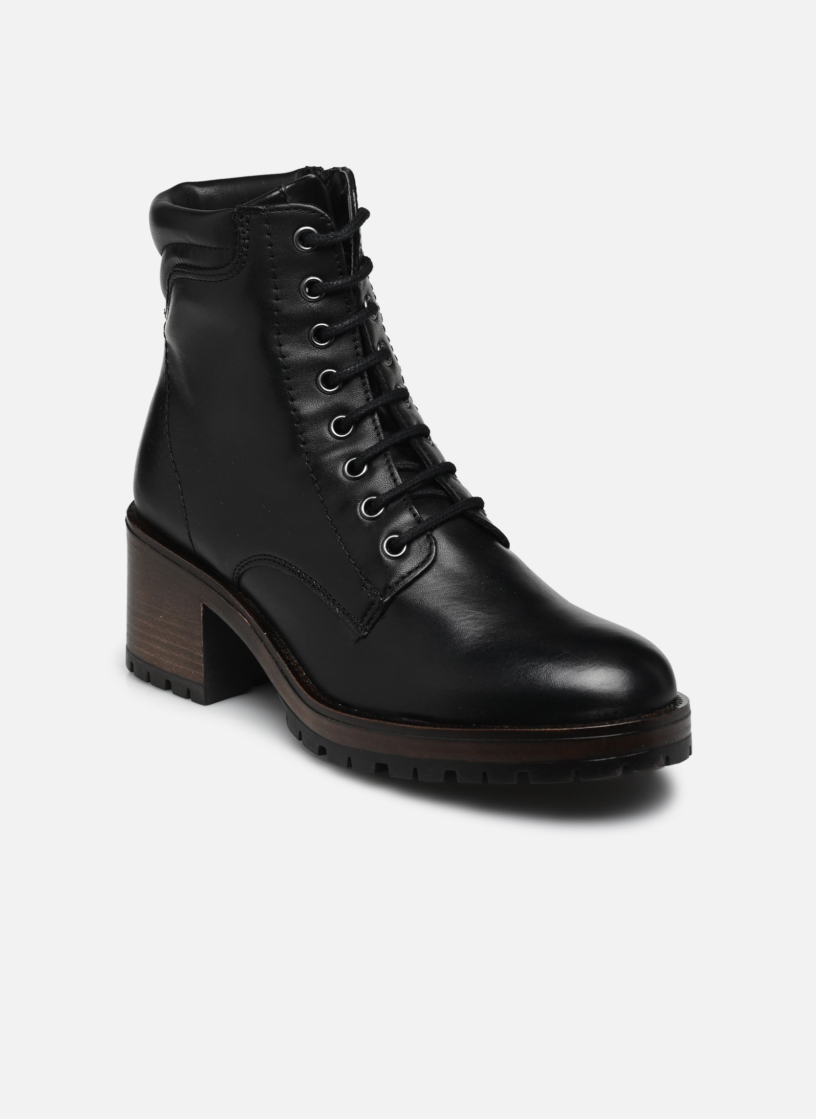 Geschnürte Stiefeletten 25270-41 damen schwarz Tamaris Geschnürte Stiefeletten 25270-41 damen schwarz BLACK LEATHER