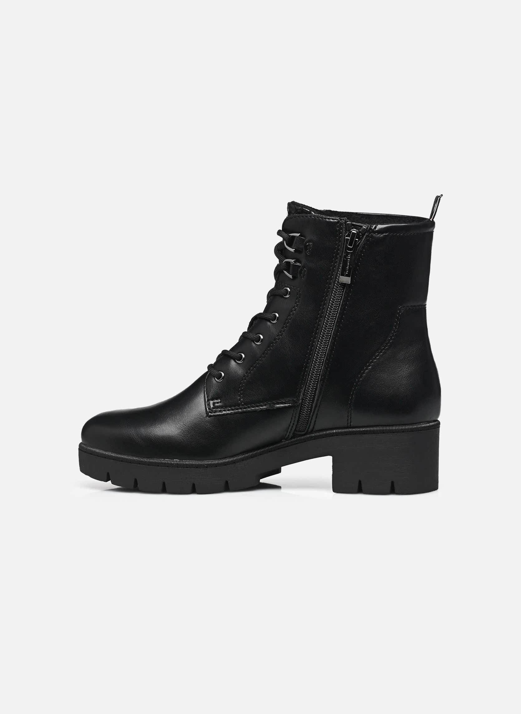 Bottines à lacets 25297-41 femme noir Tamaris Bottines à lacets 25297-41 femme noir BLACK MATT