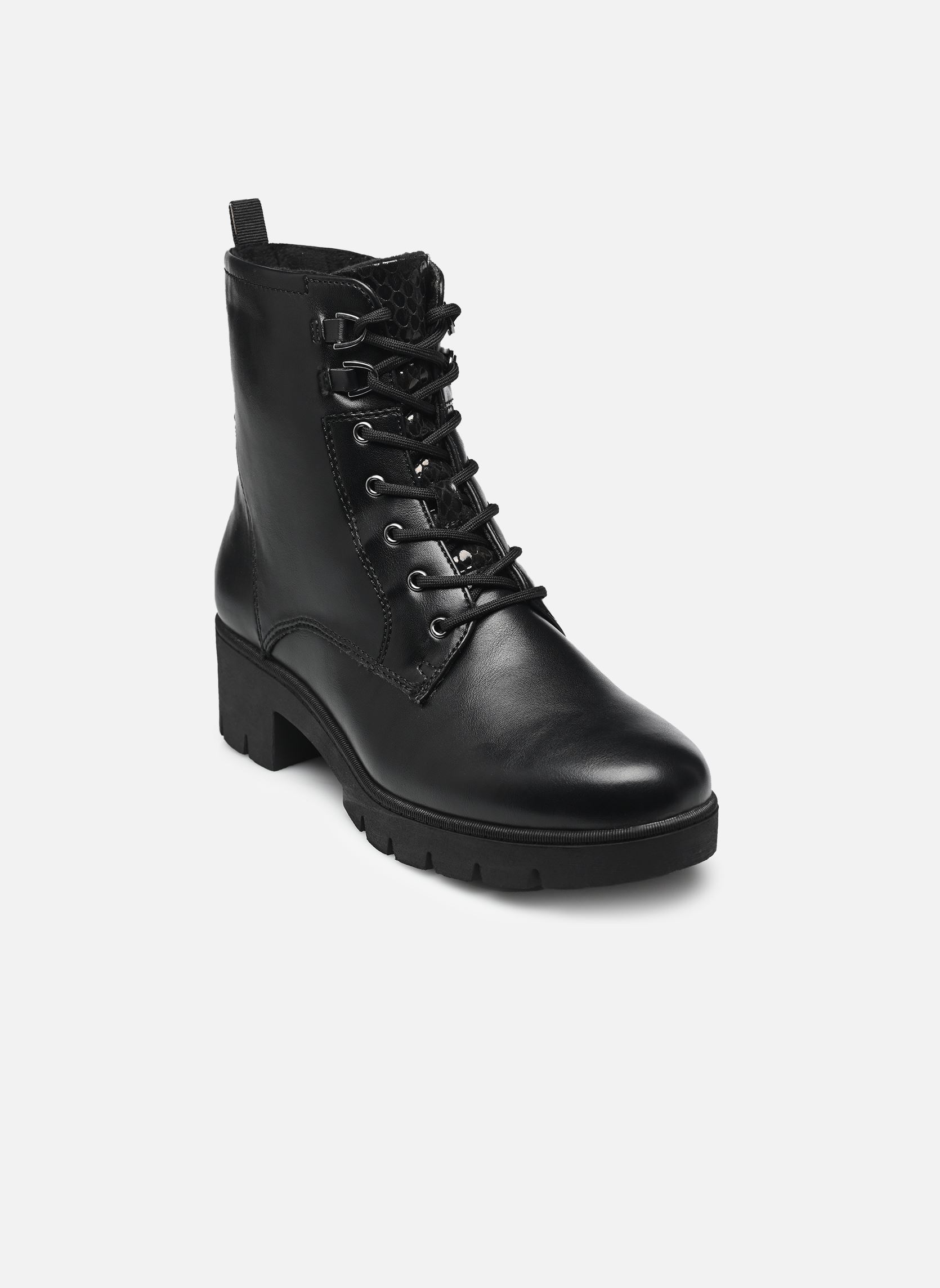 Bottines à lacets 25297-41 femme noir Tamaris Bottines à lacets 25297-41 femme noir BLACK MATT
