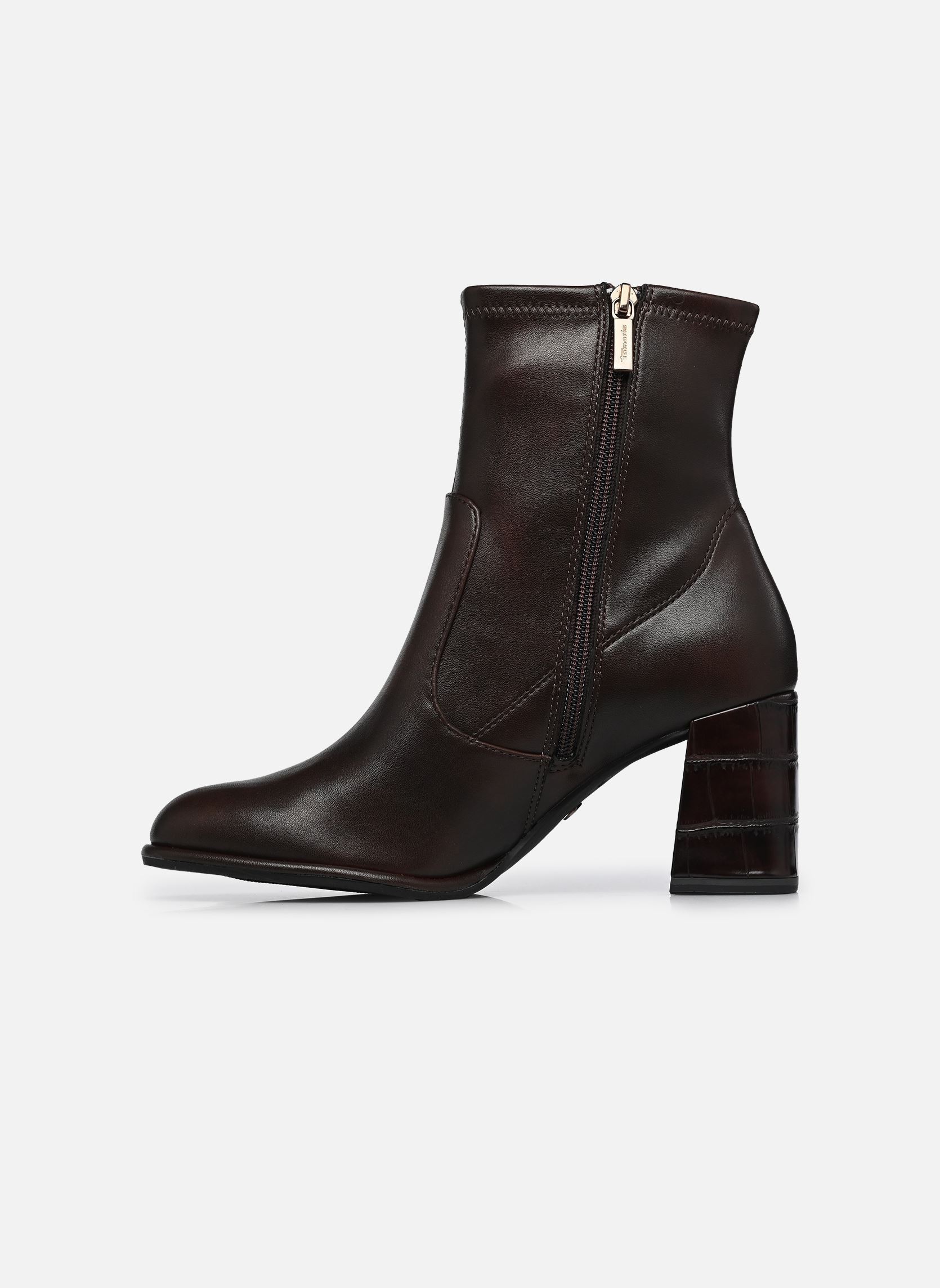 Bottines basses 25357-41 femme marron Tamaris Bottines basses 25357-41 femme marron MAHOGANY COMB