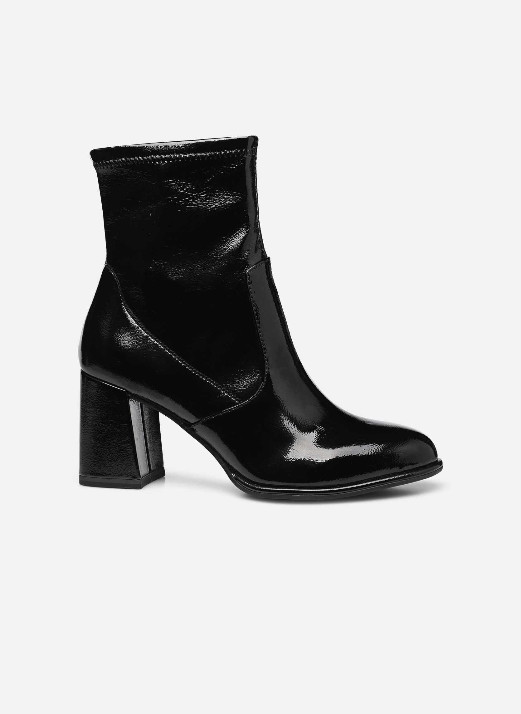 Niedrige Ankle Boots 25357-41 damen schwarz Tamaris Niedrige Ankle Boots 25357-41 damen schwarz BLACK PATENT