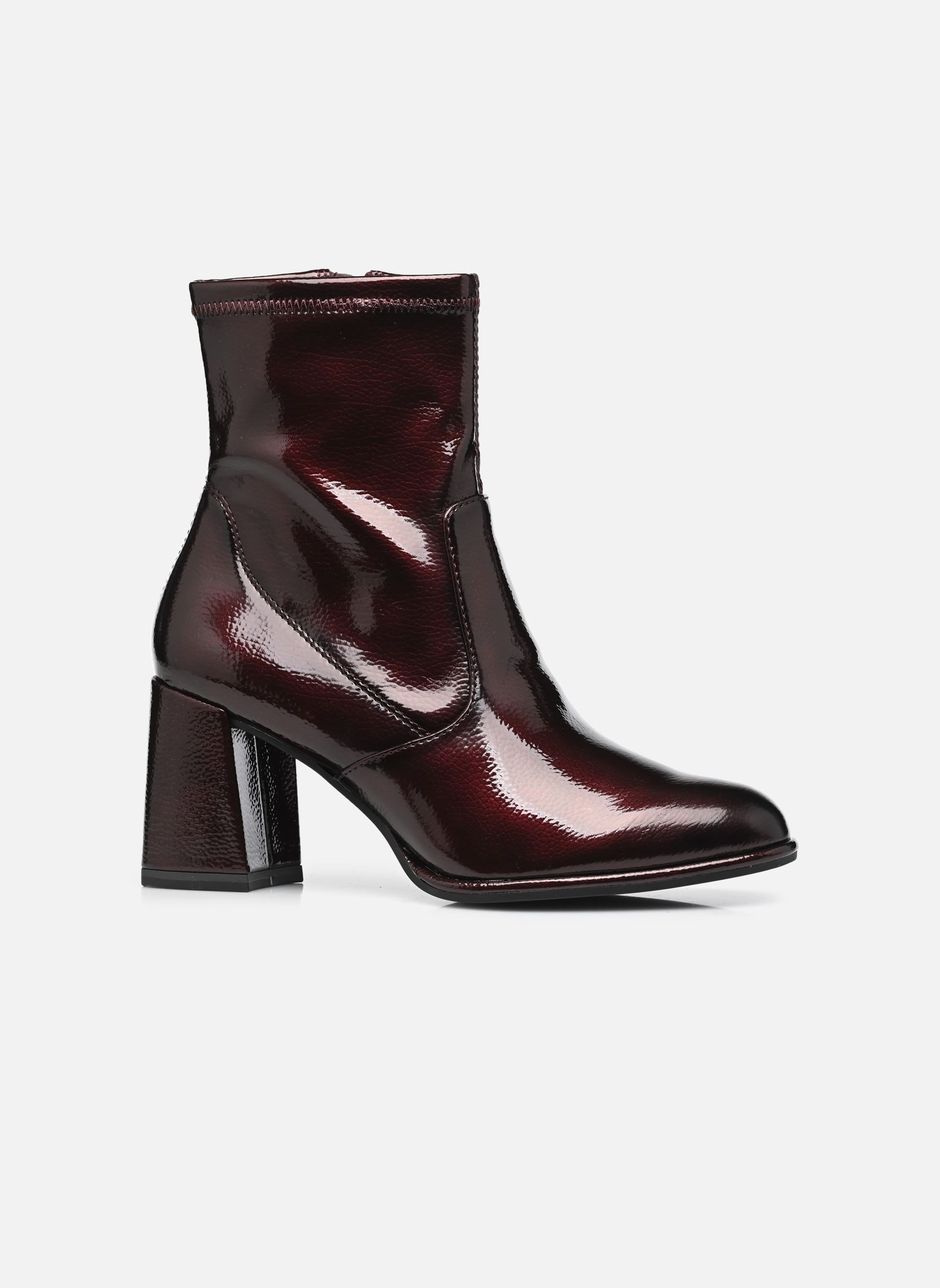 Lage enkellaarsjes 25357-41 dames bordeaux Tamaris Lage enkellaarsjes 25357-41 dames bordeaux MERLOT PATENT