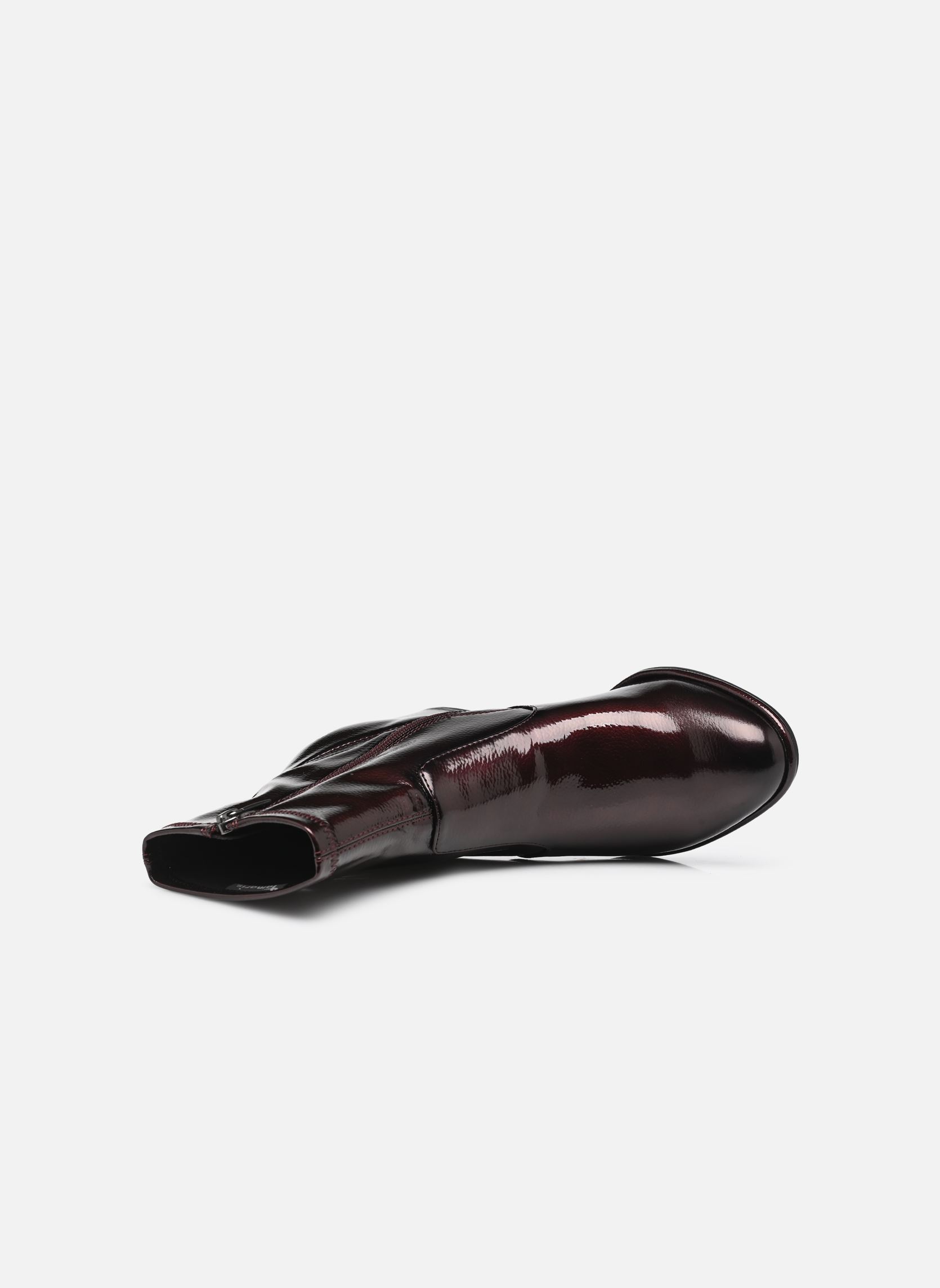 Lage enkellaarsjes 25357-41 dames bordeaux Tamaris Lage enkellaarsjes 25357-41 dames bordeaux MERLOT PATENT