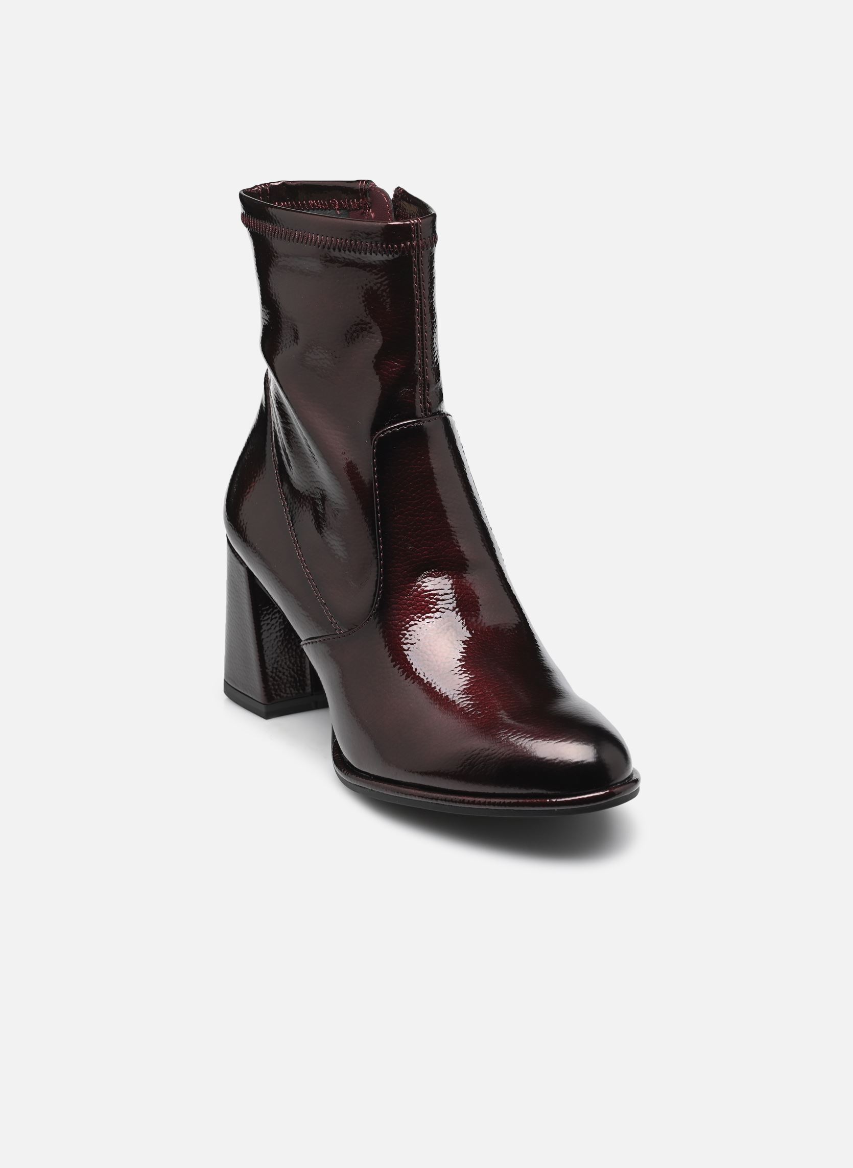 Lage enkellaarsjes 25357-41 dames bordeaux Tamaris Lage enkellaarsjes 25357-41 dames bordeaux MERLOT PATENT