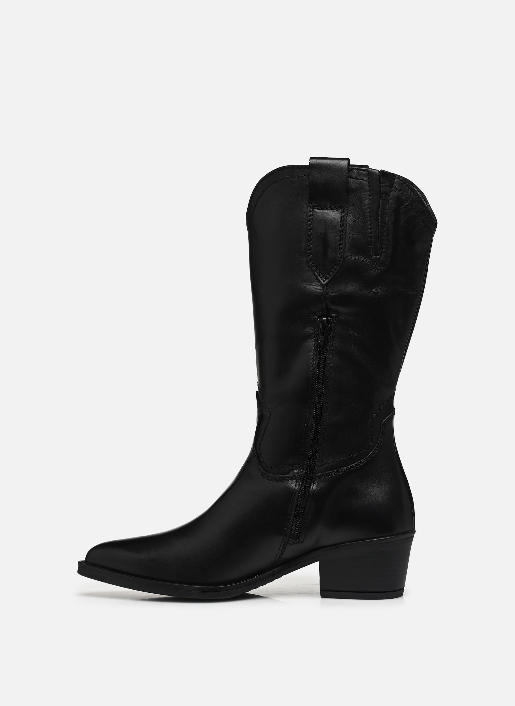 Bottines santiags 25701-41 femme noir Tamaris Bottines santiags 25701-41 femme noir BLACK LEATHER