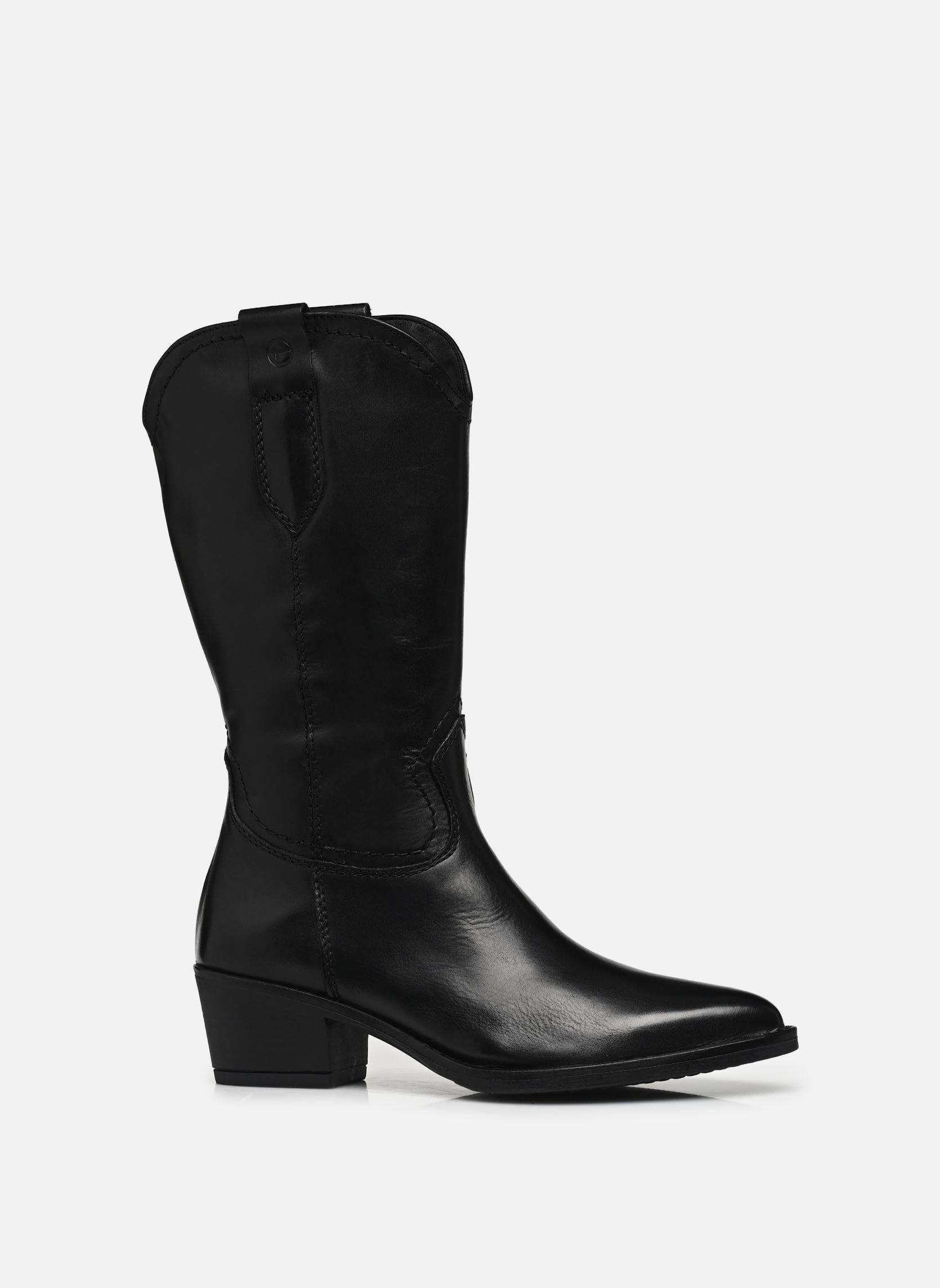 Bottines santiags 25701-41 femme noir Tamaris Bottines santiags 25701-41 femme noir BLACK LEATHER