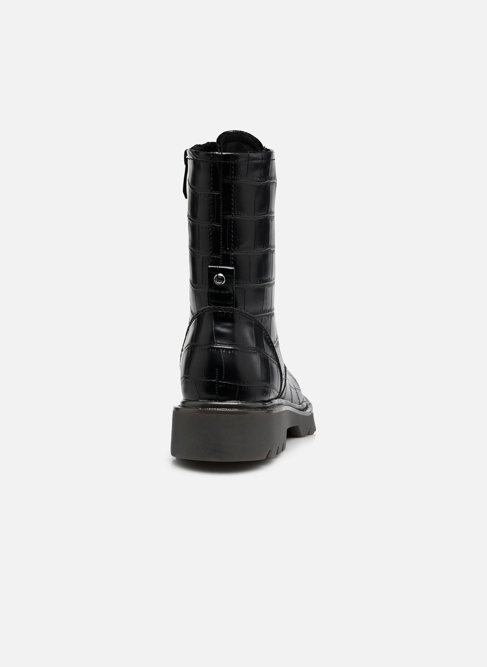 Veterlaarsjes 25908-41 dames zwart Tamaris Veterlaarsjes 25908-41 dames zwart BLACK CROCO