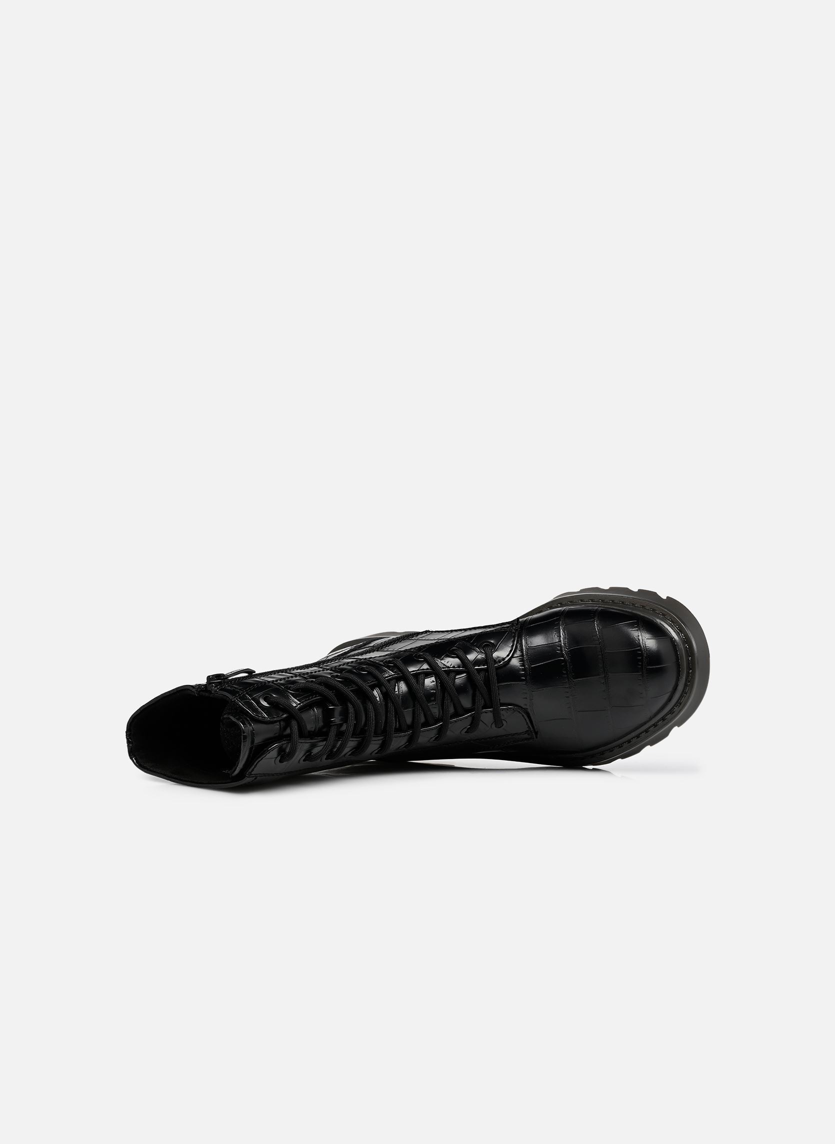 Veterlaarsjes 25908-41 dames zwart Tamaris Veterlaarsjes 25908-41 dames zwart BLACK CROCO