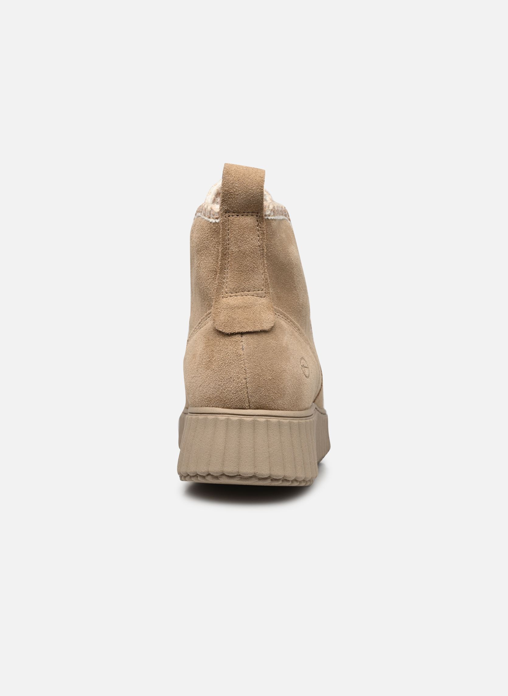 Gevoerde enkellaarsjes 26865-41 dames beige Tamaris Gevoerde enkellaarsjes 26865-41 dames beige BEIGE