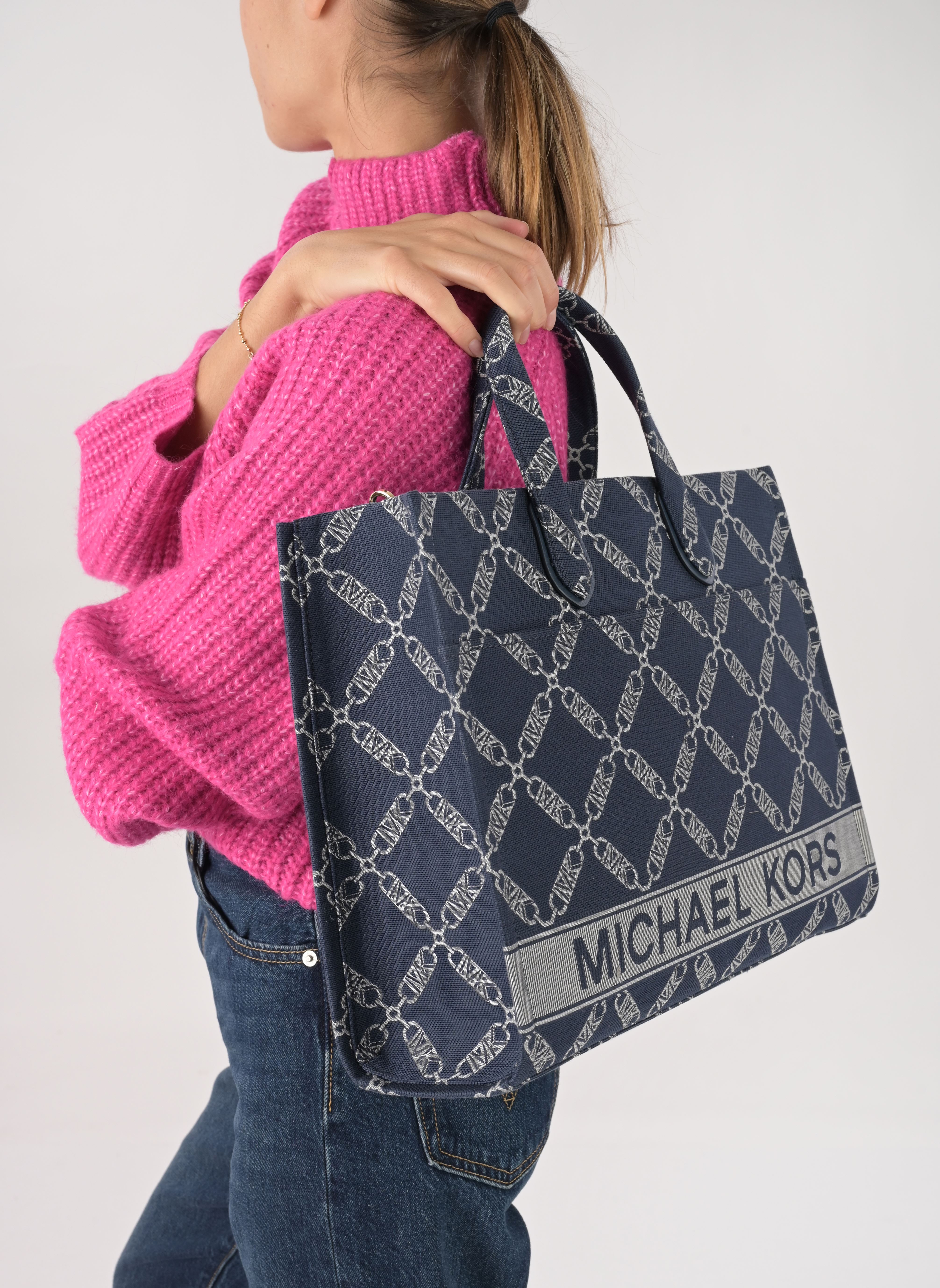 Cabas GIGI LG GRAB TOTE femme noir Michael Michael Kors Cabas GIGI LG GRAB TOTE femme noir Black