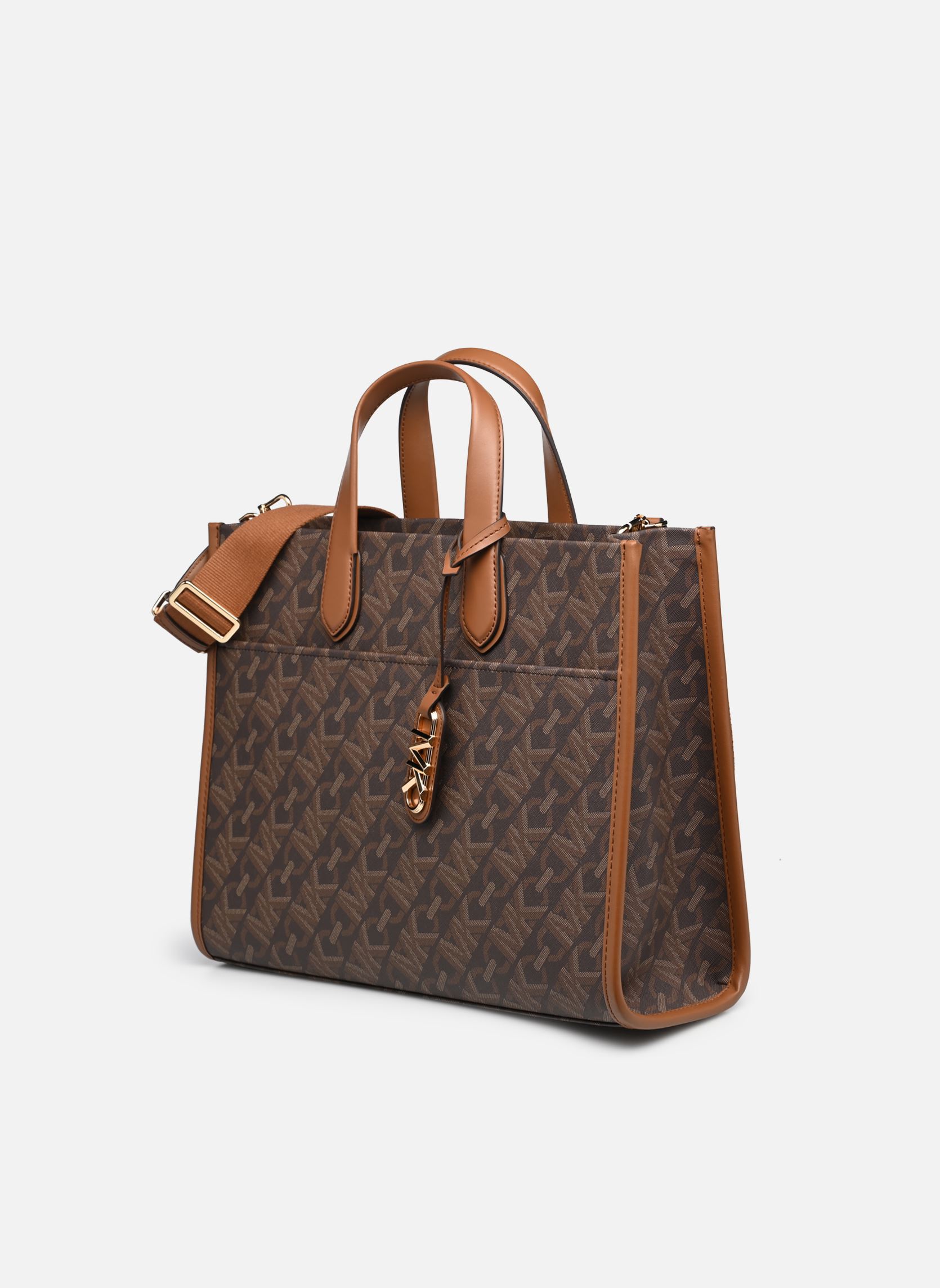 Cabas GIGI LG GRAB TOTE femme marron Michael Michael Kors Cabas GIGI LG GRAB TOTE femme marron BRN/LUGGAGE