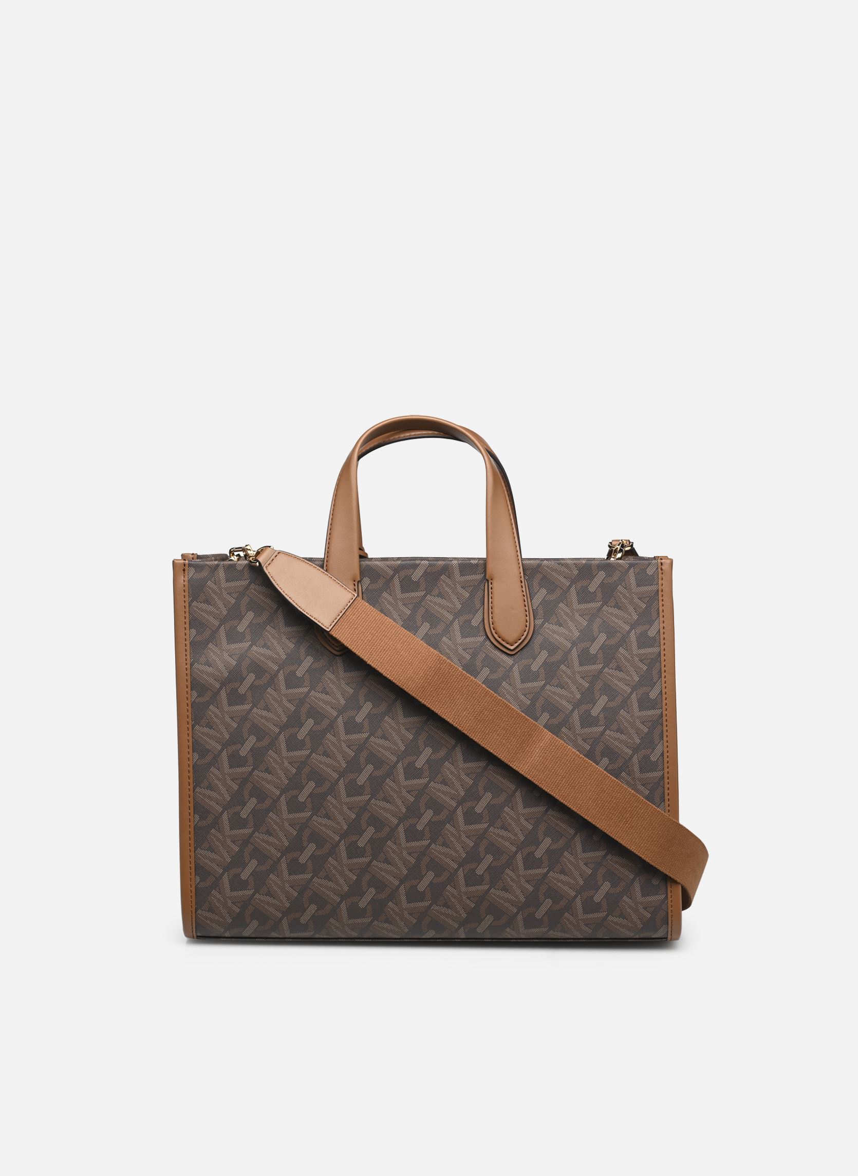 Cabas GIGI LG GRAB TOTE femme marron Michael Michael Kors Cabas GIGI LG GRAB TOTE femme marron BRN/LUGGAGE