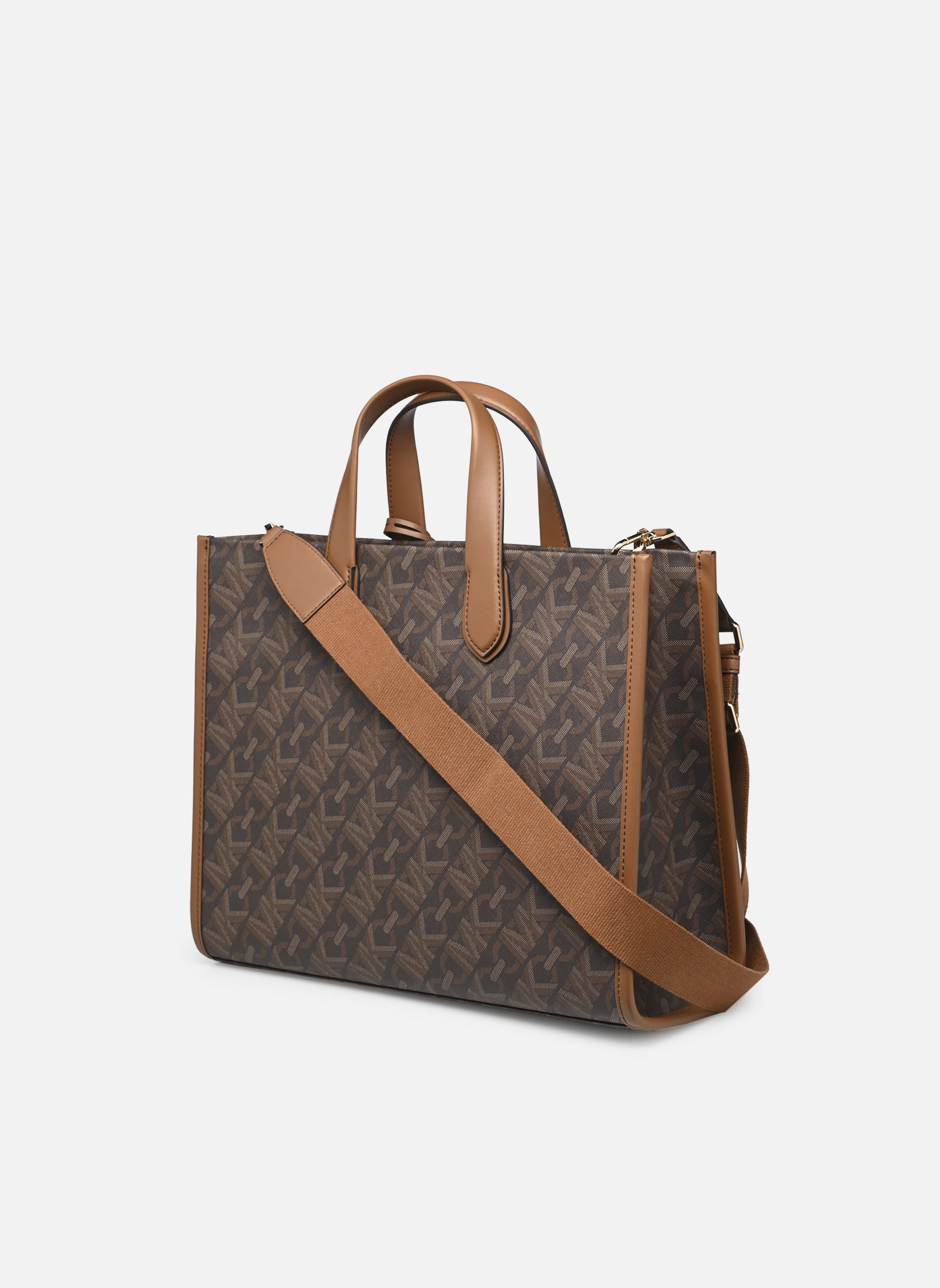 Cabas GIGI LG GRAB TOTE femme marron Michael Michael Kors Cabas GIGI LG GRAB TOTE femme marron BRN/LUGGAGE