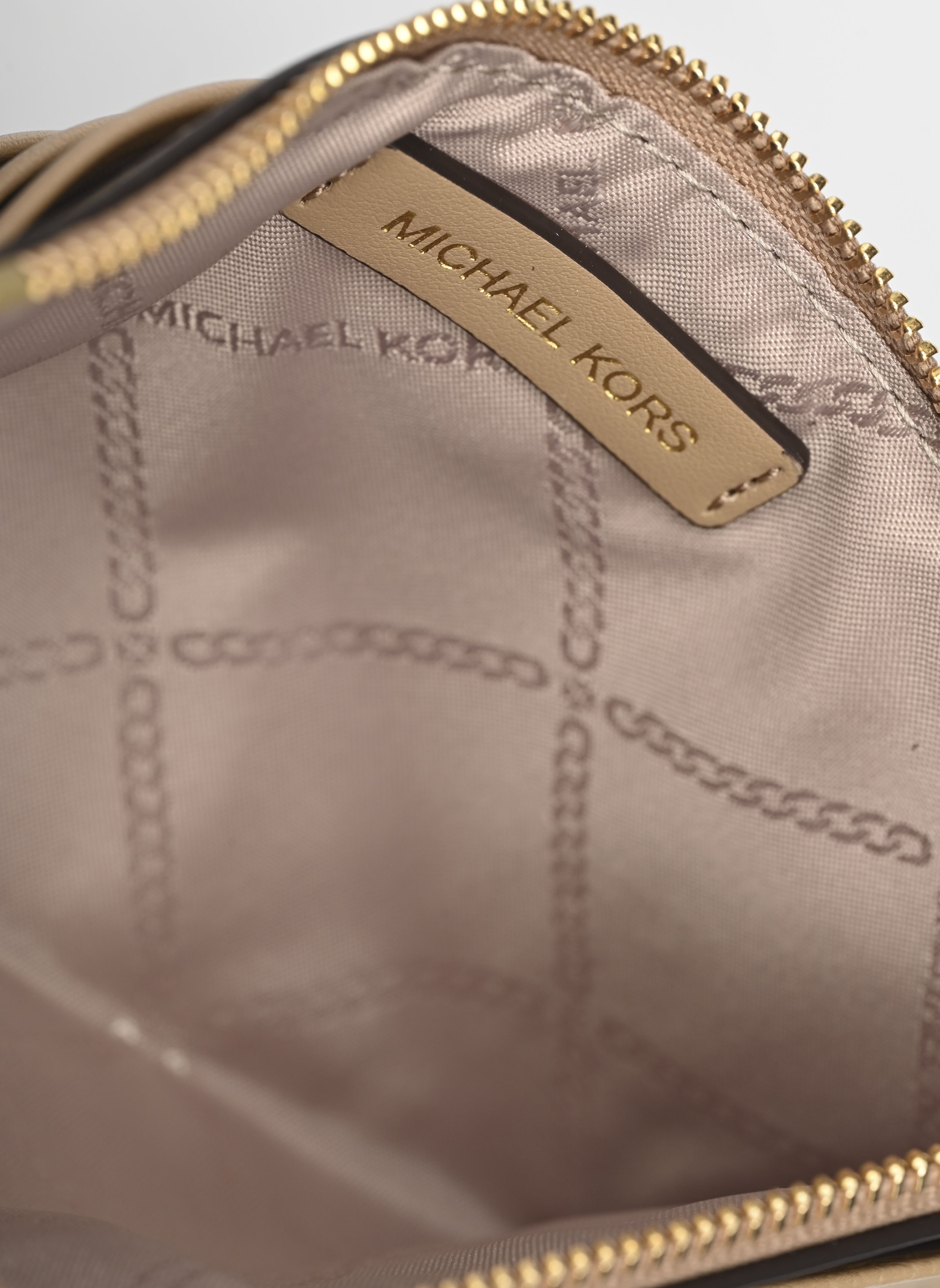 Monedero EMPIRE LG ZIP CARD CASE mujer marrón Michael Michael Kors Monedero EMPIRE LG ZIP CARD CASE mujer marrón CAMEL