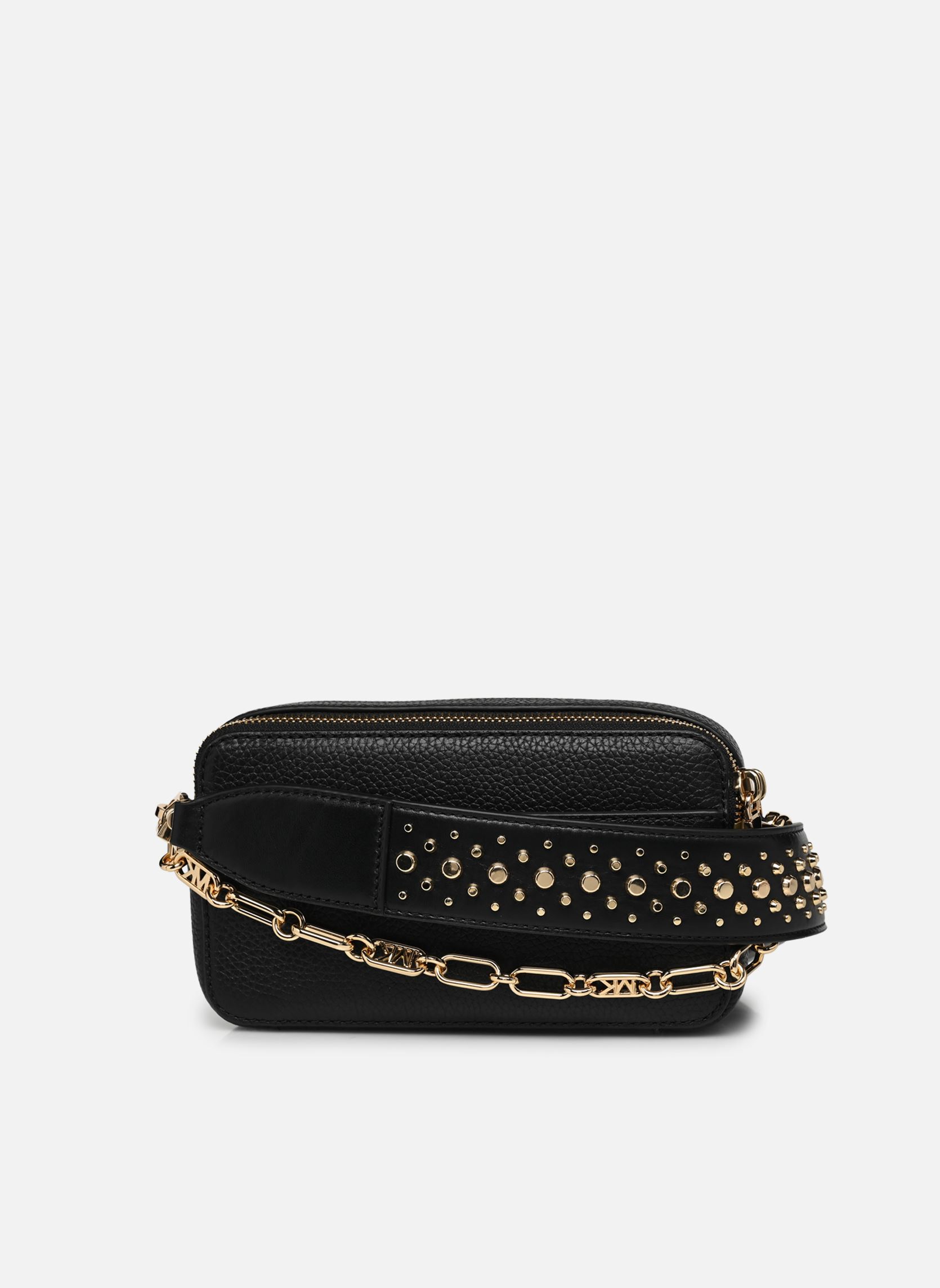 Sacs bandoulière JET SET SM DBL ZP CAMRA femme noir Michael Michael Kors Sacs bandoulière JET SET SM DBL ZP CAMRA femme noir BLACK