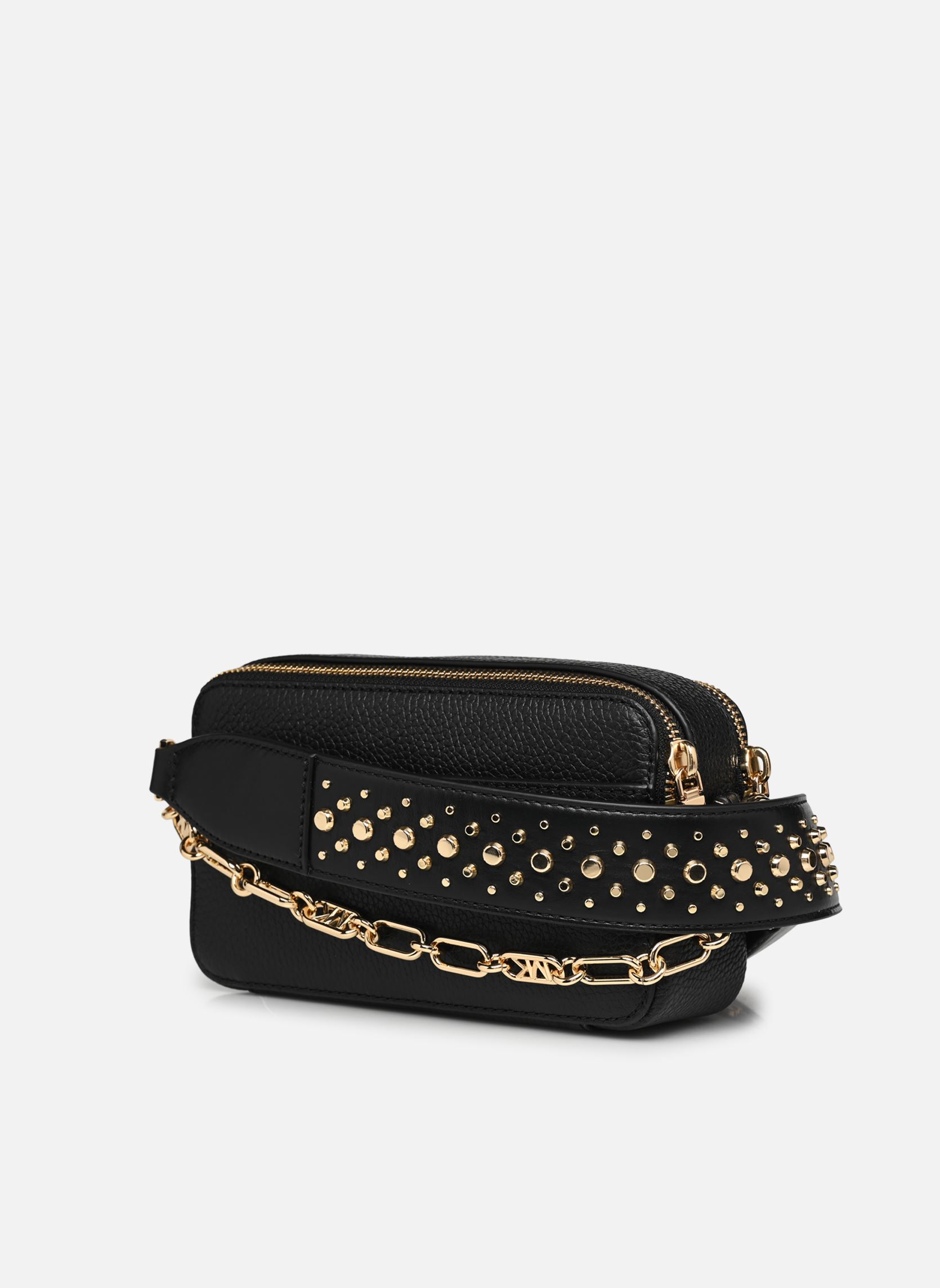 Sacs bandoulière JET SET SM DBL ZP CAMRA femme noir Michael Michael Kors Sacs bandoulière JET SET SM DBL ZP CAMRA femme noir BLACK