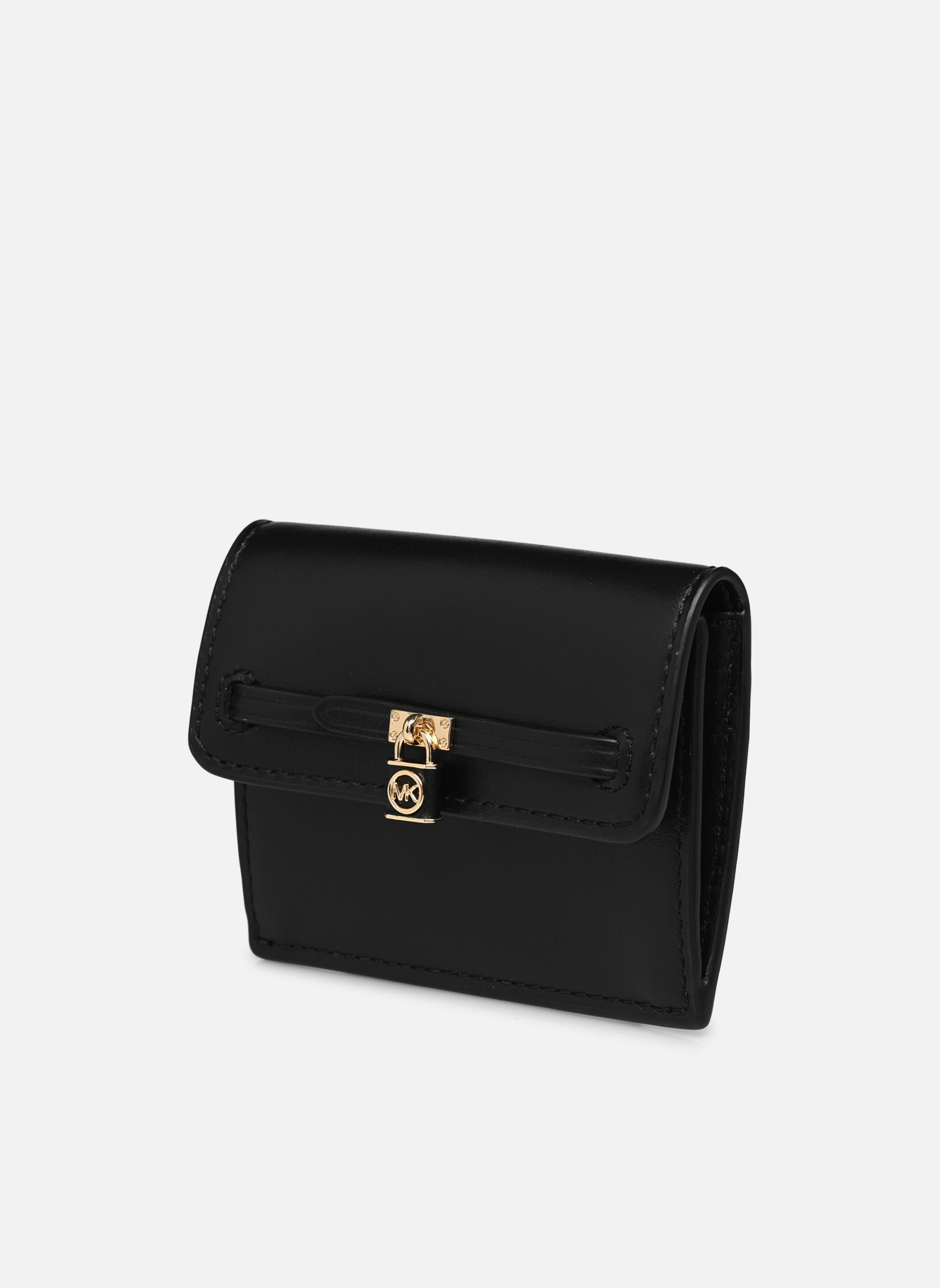 Portamonete HAMILTON LEGACY SM FLAP CARD CASE donna nero Michael Michael Kors Portamonete HAMILTON LEGACY SM FLAP CARD CASE donna nero BLACK