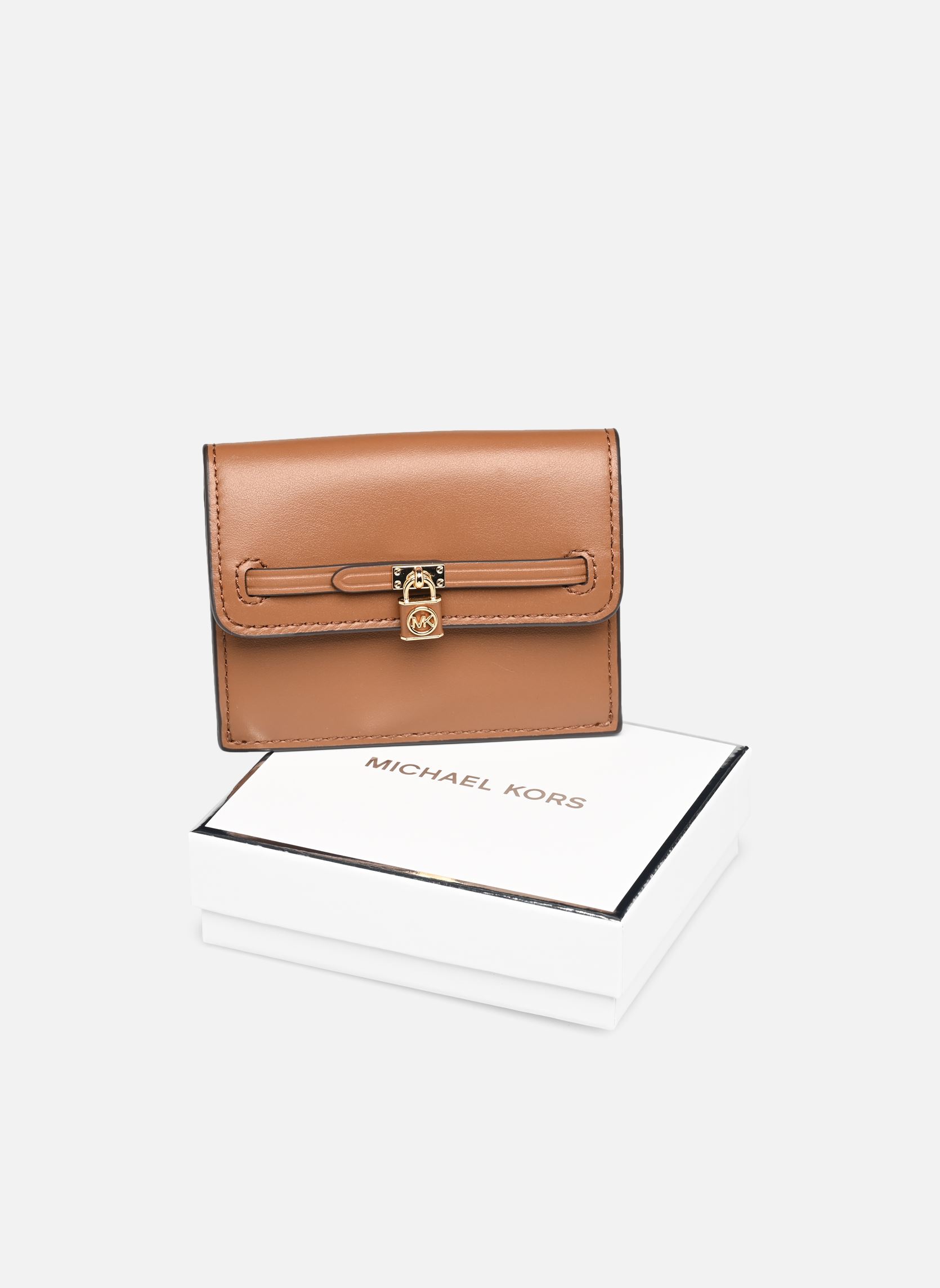 Portemonnees met rits HAMILTON LEGACY SM FLAP CARD CASE dames bruin Michael Michael Kors Portemonnees met rits HAMILTON LEGACY SM FLAP CARD CASE dames bruin LUGGAGE
