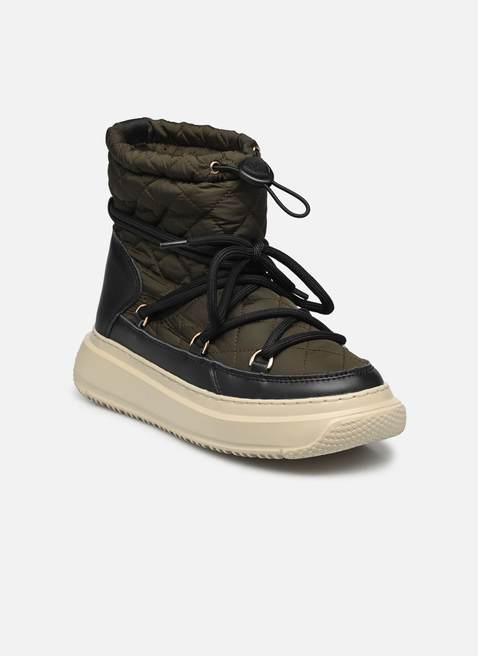 Gefütterte Stiefeletten Gravita damen grün Pajar Gefütterte Stiefeletten Gravita damen grün KHAKI-PRETO