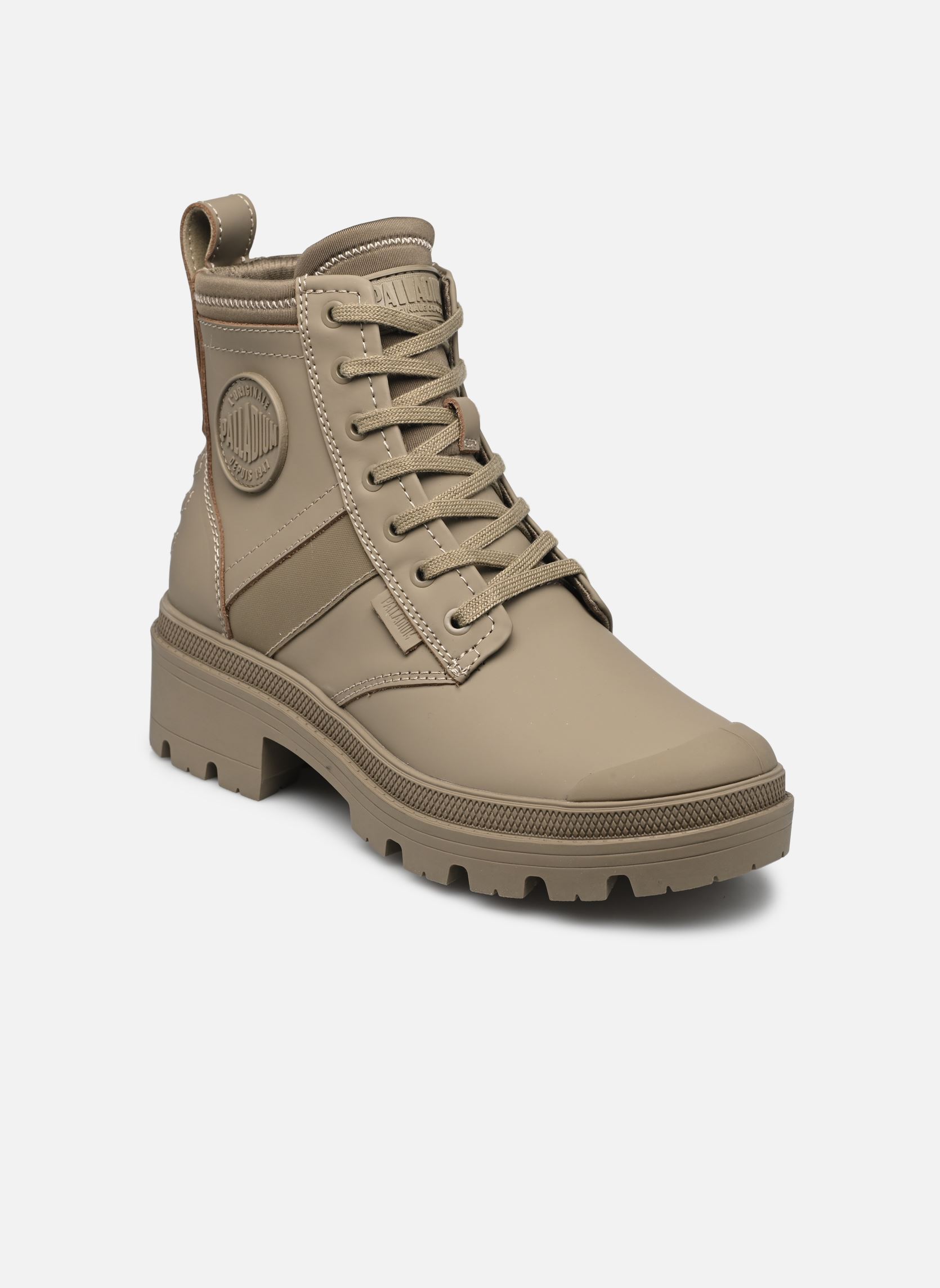 Geschnürte Stiefeletten PALLABASE ARMY R W damen grün Palladium Geschnürte Stiefeletten PALLABASE ARMY R W damen grün DUSKY GREEN