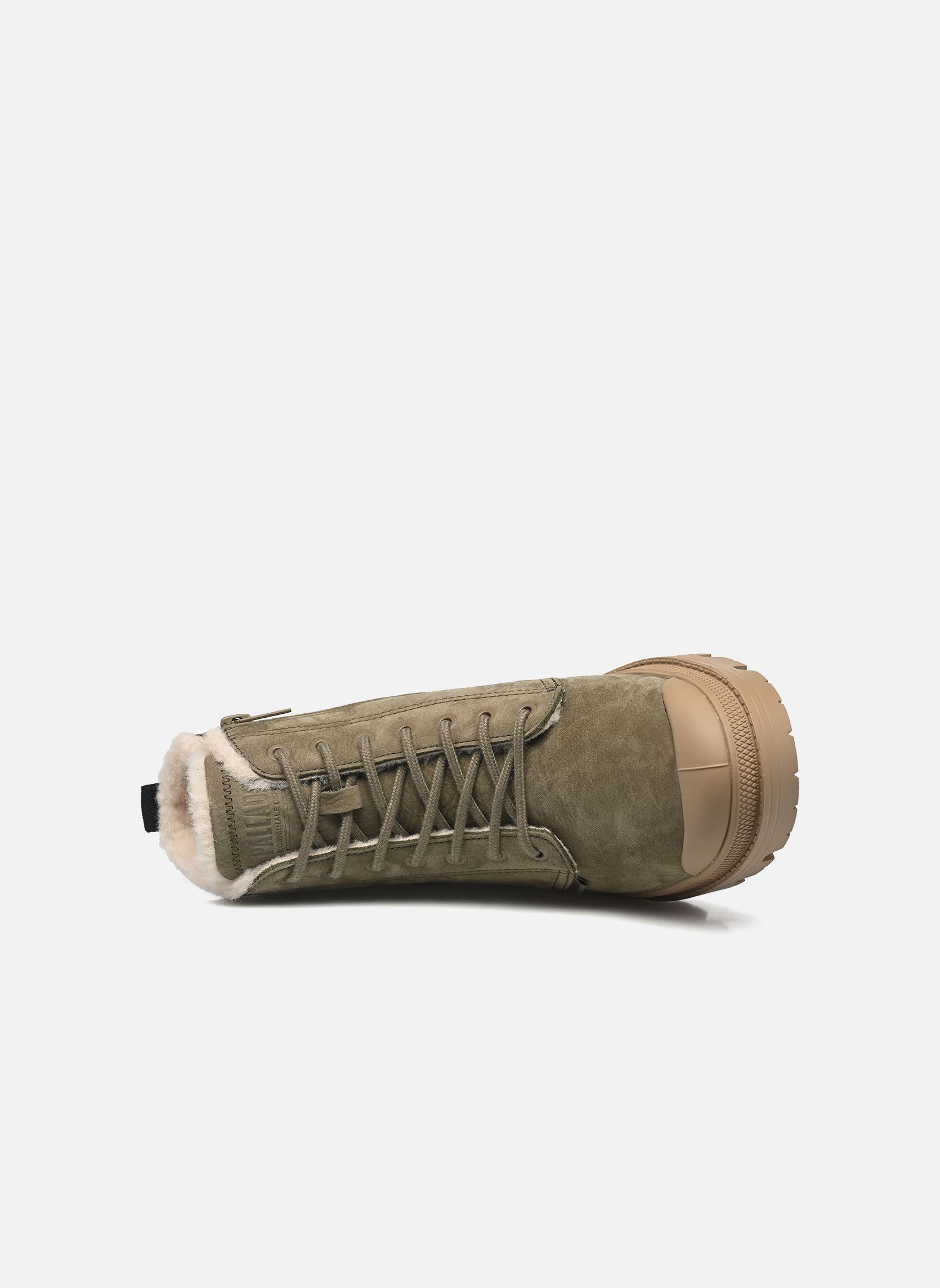 Veterlaarsjes PALLABASE NBK ZIP WL dames groen Palladium Veterlaarsjes PALLABASE NBK ZIP WL dames groen DUSKY GREEN