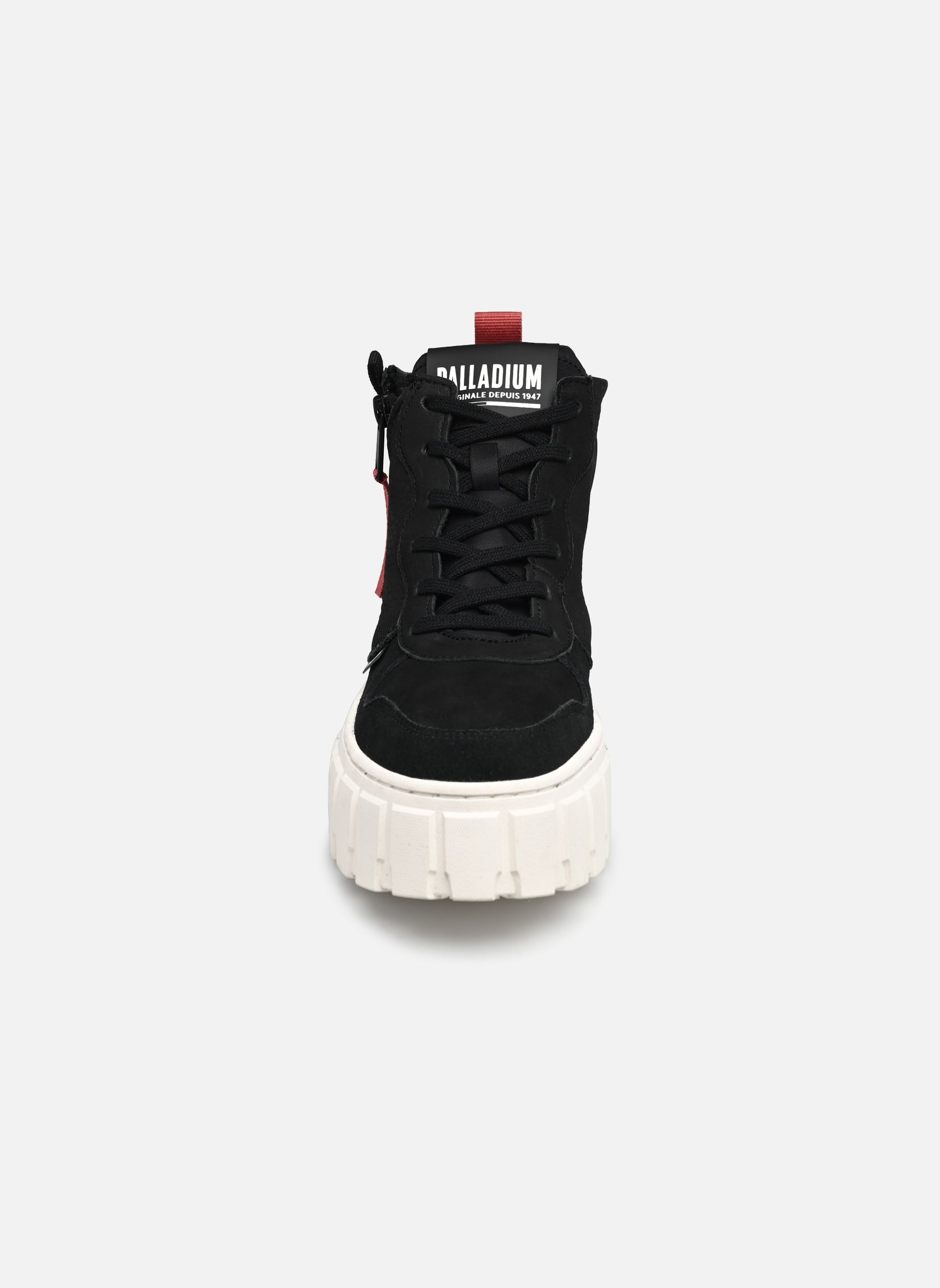 Leinen-Sneaker PALLATOWER OUTZIPLTH damen schwarz Palladium Leinen-Sneaker PALLATOWER OUTZIPLTH damen schwarz BLACK