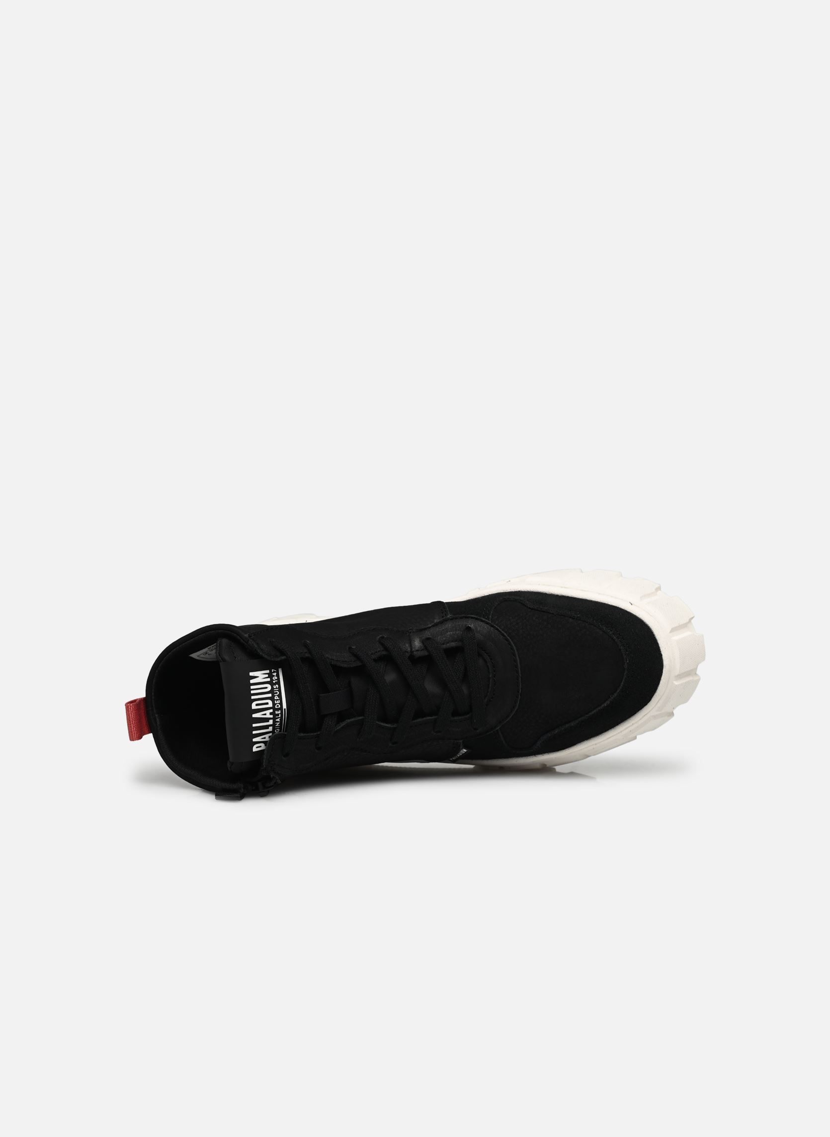 Leinen-Sneaker PALLATOWER OUTZIPLTH damen schwarz Palladium Leinen-Sneaker PALLATOWER OUTZIPLTH damen schwarz BLACK