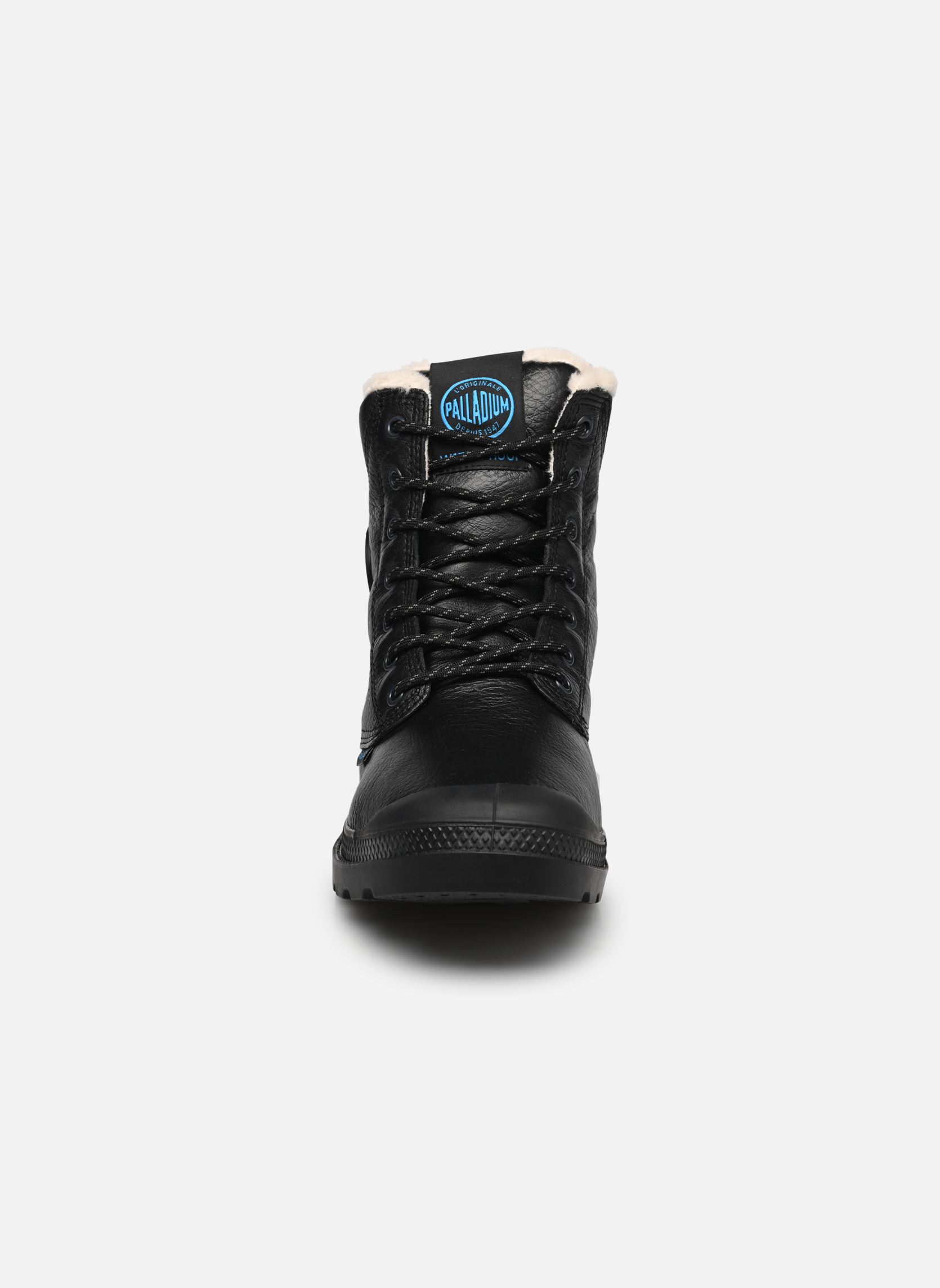 Stivaletti con lacci PAMPA SPORT CUFF WPS uomo nero Palladium Stivaletti con lacci PAMPA SPORT CUFF WPS uomo nero BLACK