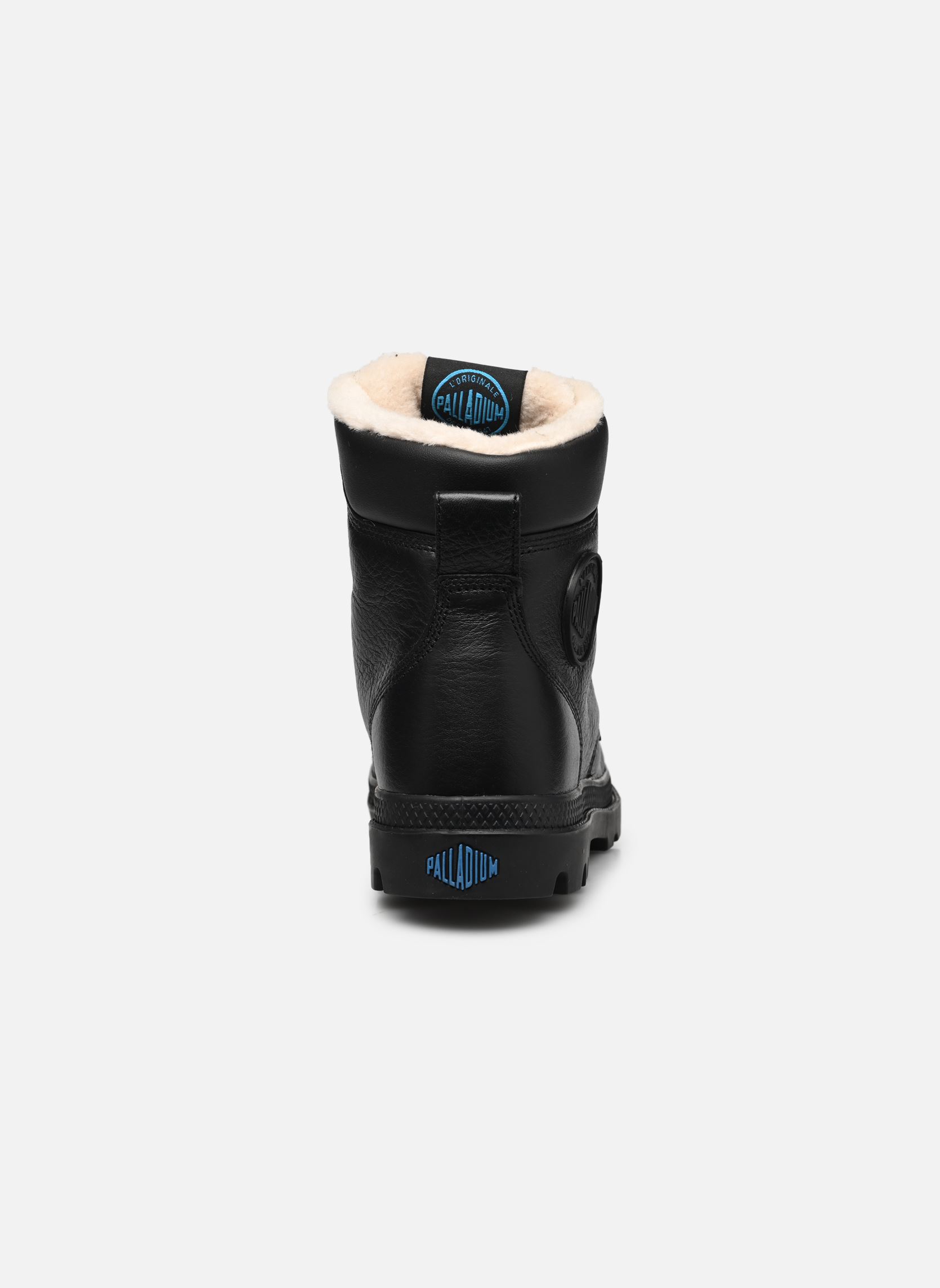 Stivaletti con lacci PAMPA SPORT CUFF WPS uomo nero Palladium Stivaletti con lacci PAMPA SPORT CUFF WPS uomo nero BLACK