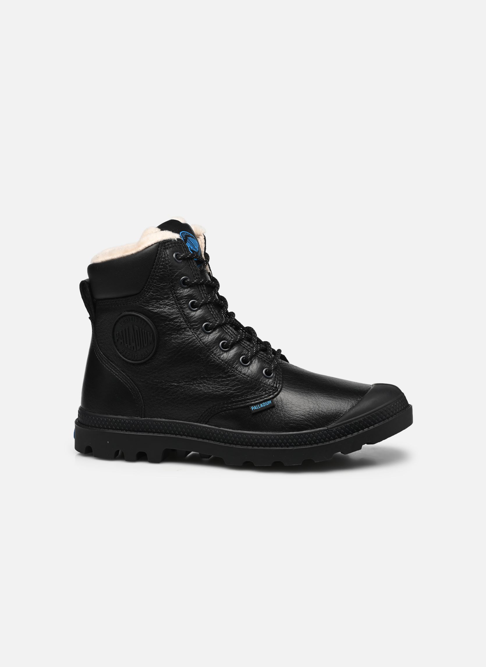 Stivaletti con lacci PAMPA SPORT CUFF WPS uomo nero Palladium Stivaletti con lacci PAMPA SPORT CUFF WPS uomo nero BLACK