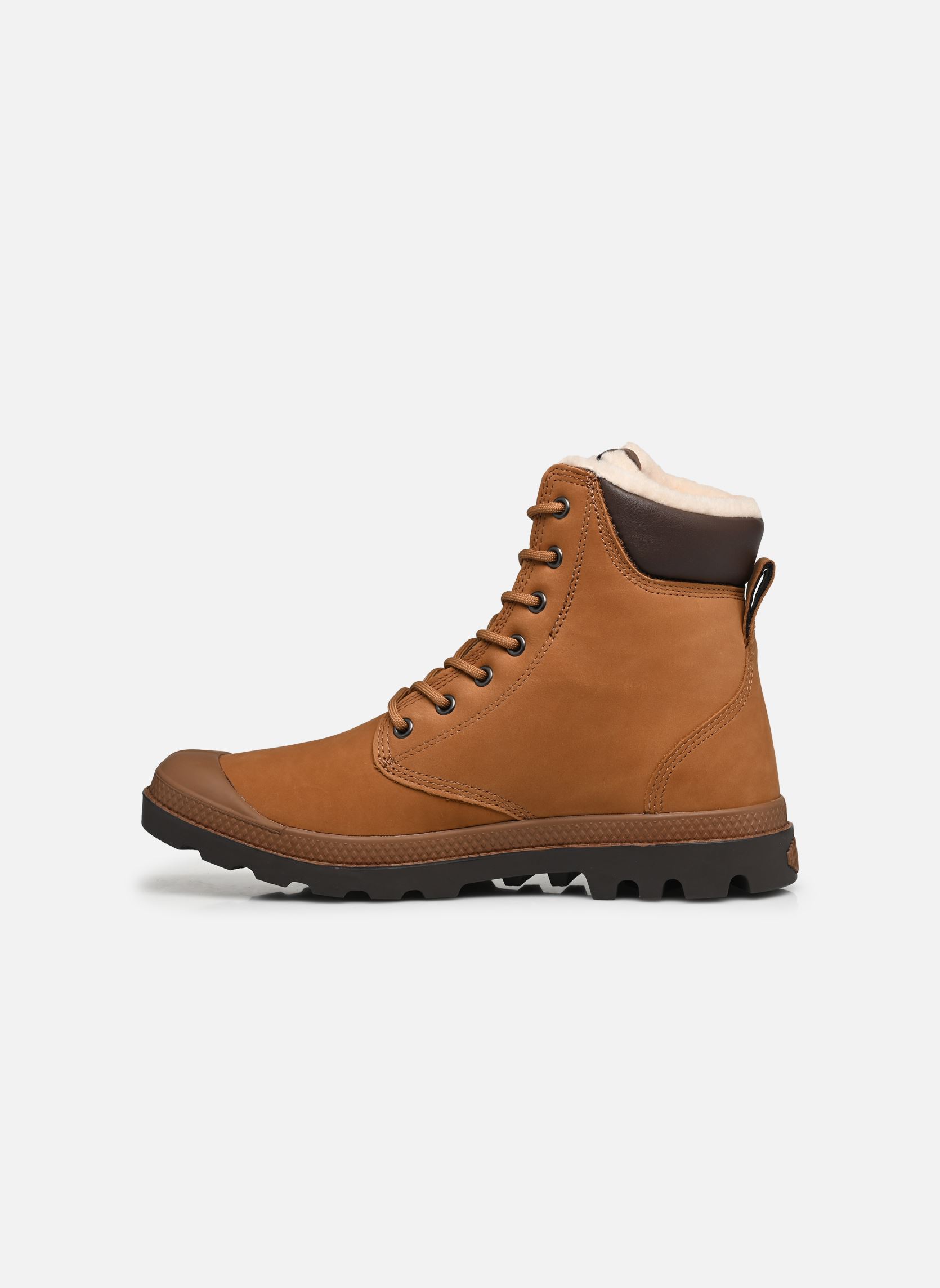 Stivaletti con lacci PAMPA SPORT CUFF WPS uomo marrone Palladium Stivaletti con lacci PAMPA SPORT CUFF WPS uomo marrone MHGNY/CHCLTE
