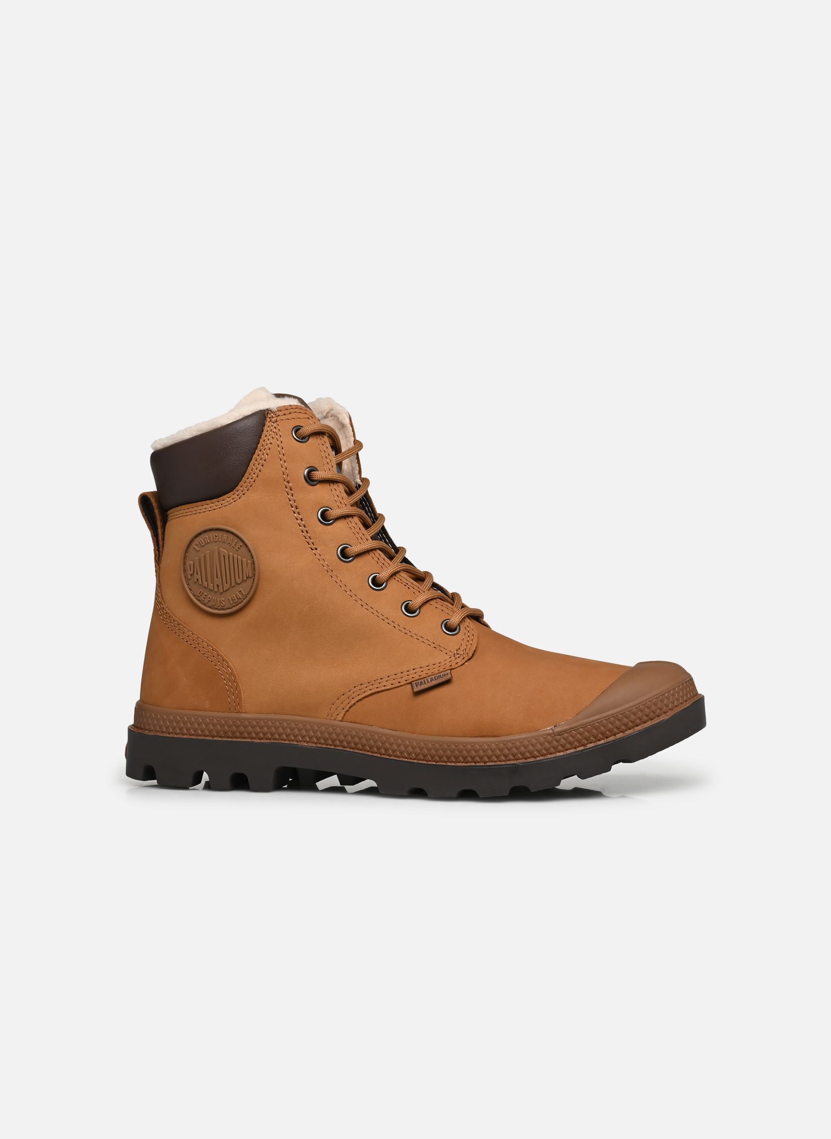 Stivaletti con lacci PAMPA SPORT CUFF WPS uomo marrone Palladium Stivaletti con lacci PAMPA SPORT CUFF WPS uomo marrone MHGNY/CHCLTE