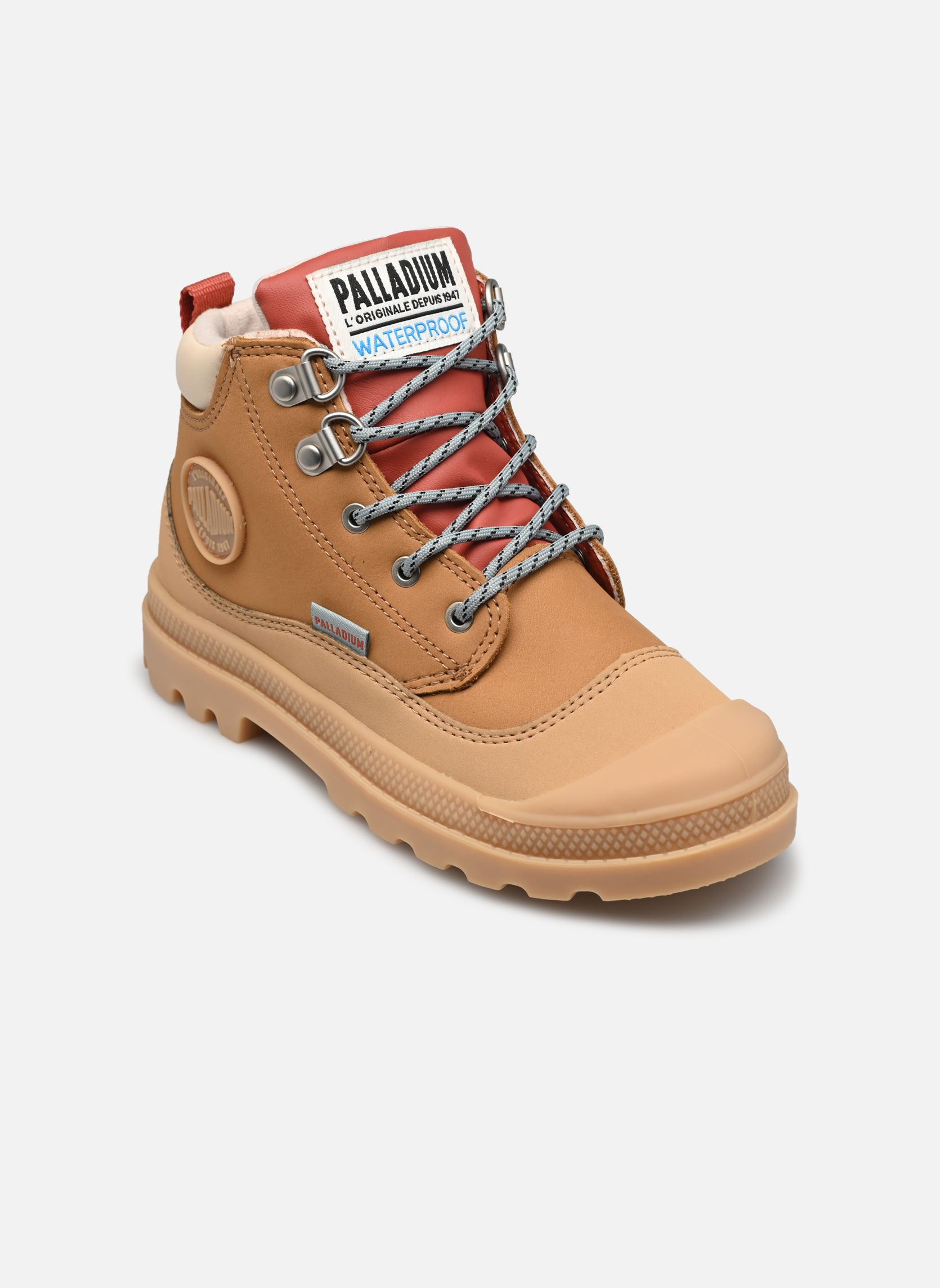 Enkellaarsjes PAMPA HI CUFF HKR WP bruin Palladium Enkellaarsjes PAMPA HI CUFF HKR WP bruin DEAR BROWN