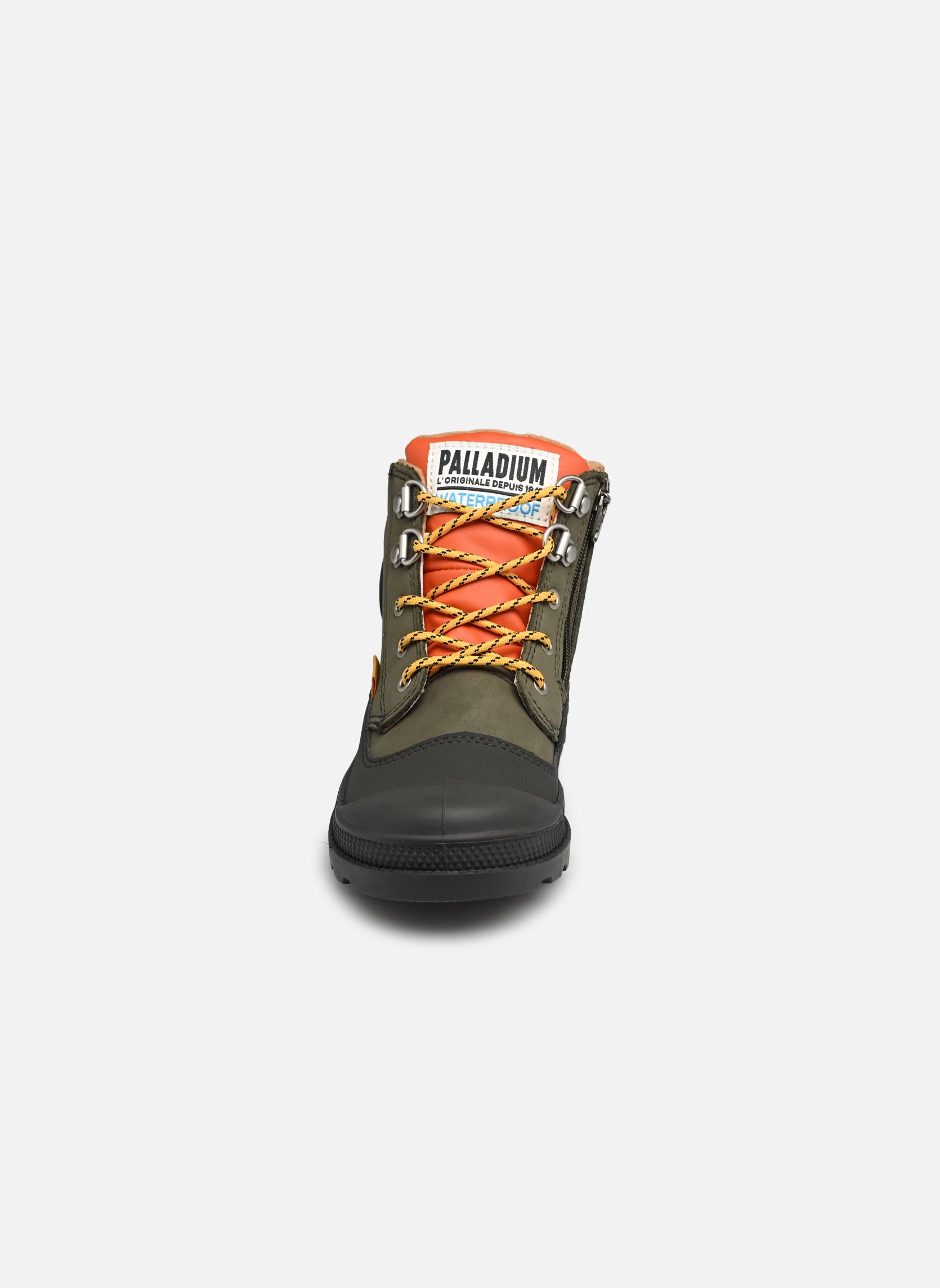 Bottines PAMPA HI CUFF HKR WP vert Palladium Bottines PAMPA HI CUFF HKR WP vert OLIVE NIGHT
