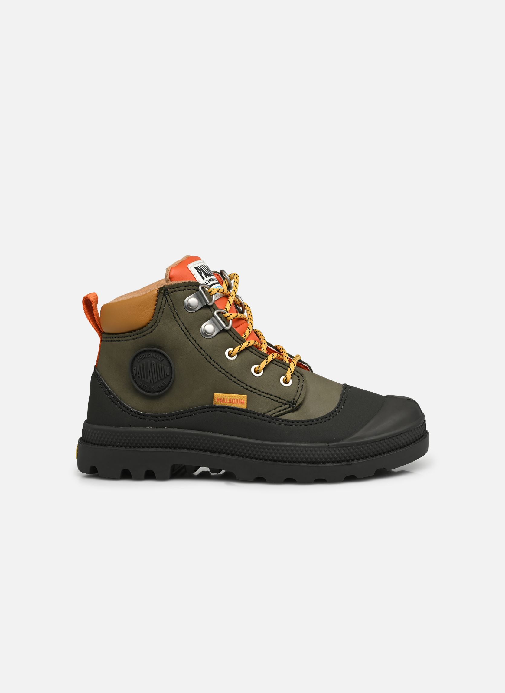 Bottines PAMPA HI CUFF HKR WP vert Palladium Bottines PAMPA HI CUFF HKR WP vert OLIVE NIGHT