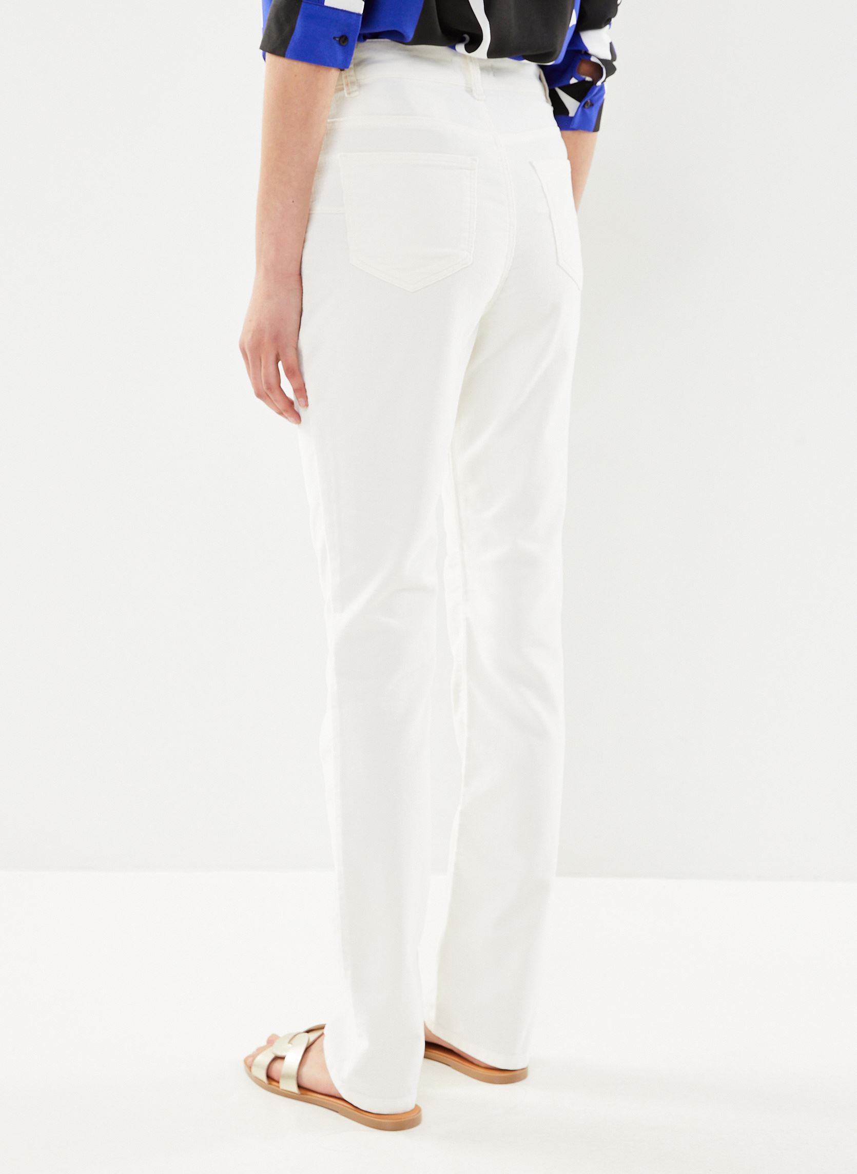 Straight Leg Hosen PRESBOURG velours damen beige Georgia Rose Straight Leg Hosen PRESBOURG velours damen beige IVOIRE
