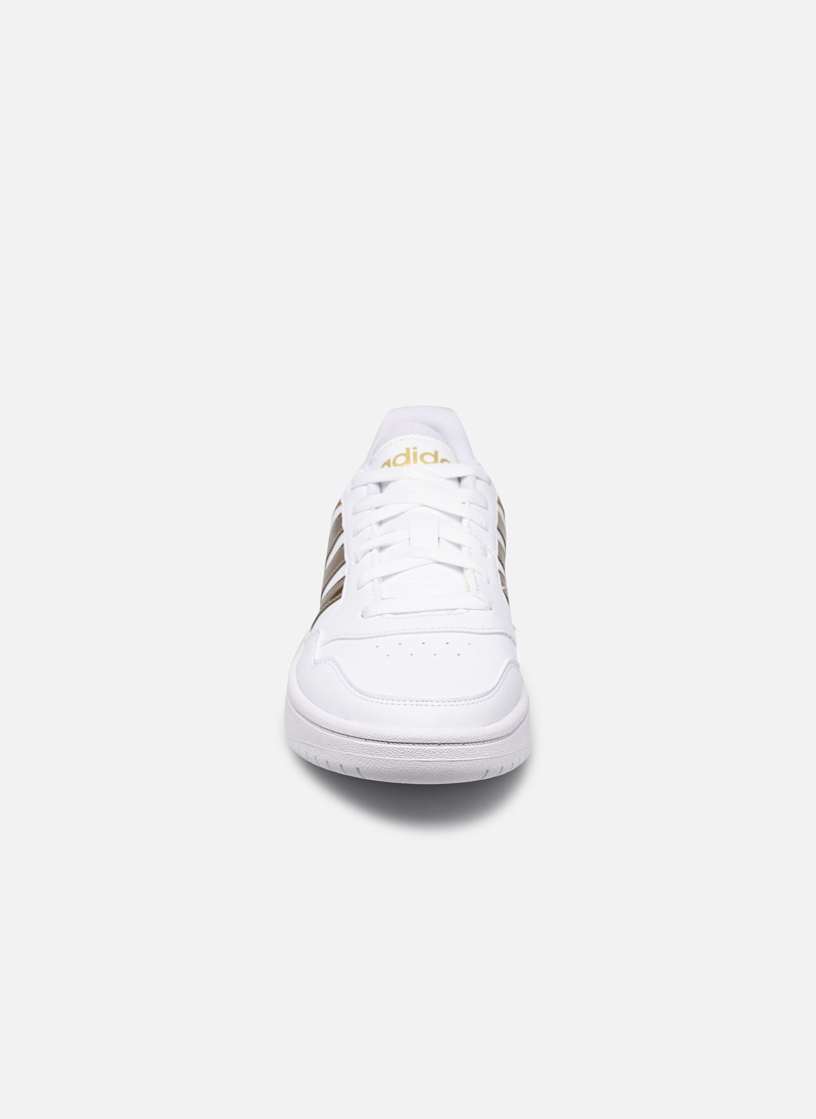Niedrige Sneaker Hoops 3.0 W damen weiß adidas sportswear Niedrige Sneaker Hoops 3.0 W damen weiß FTWWHT/FTWWHT/MAGOLD