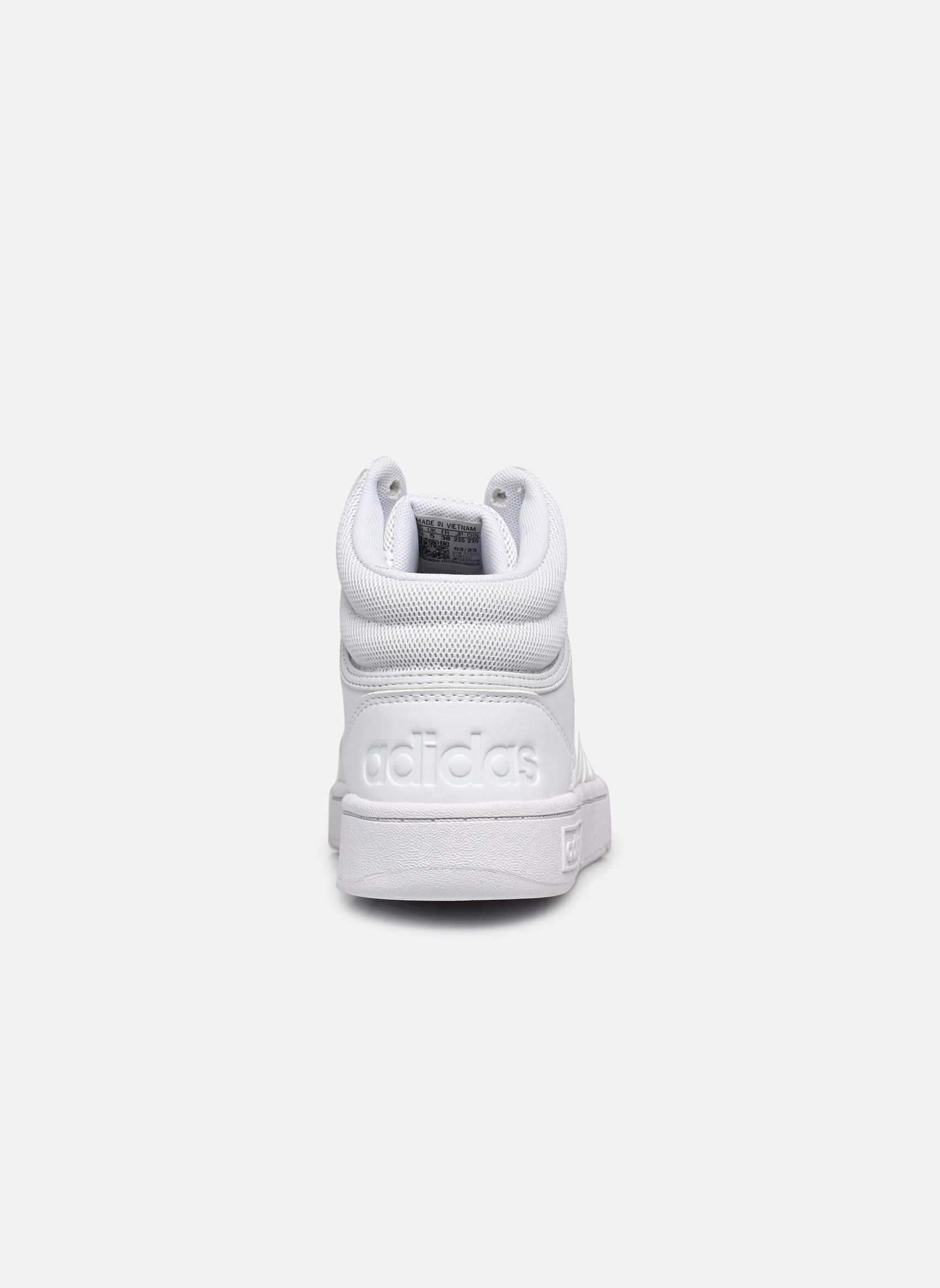 Hoge sneakers Hoops 3.0 Mid W dames wit adidas sportswear Hoge sneakers Hoops 3.0 Mid W dames wit FTWWHT/FTWWHT/DSHGRY