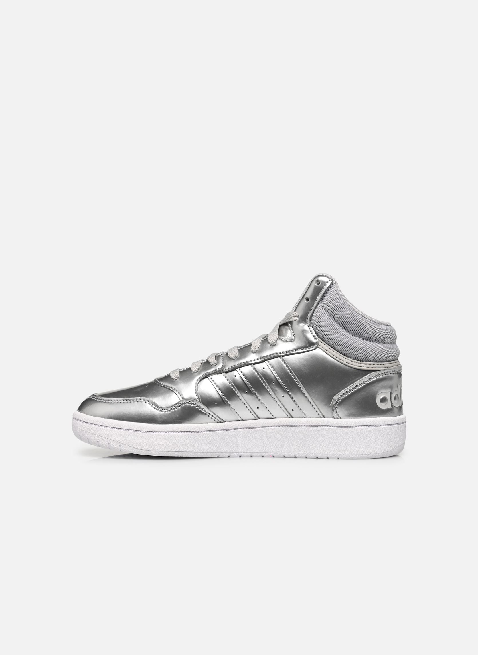 Zapatillas altas Hoops 3.0 Mid W mujer plata adidas sportswear Zapatillas altas Hoops 3.0 Mid W mujer plata FTWWHT/GRETWO/GRETWO