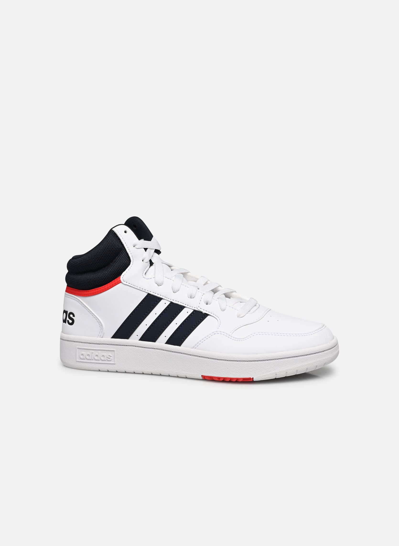 Sneakers alte Hoops 3.0 Mid M uomo bianco adidas sportswear Sneakers alte Hoops 3.0 Mid M uomo bianco Ftwwht/Legink/Vivred