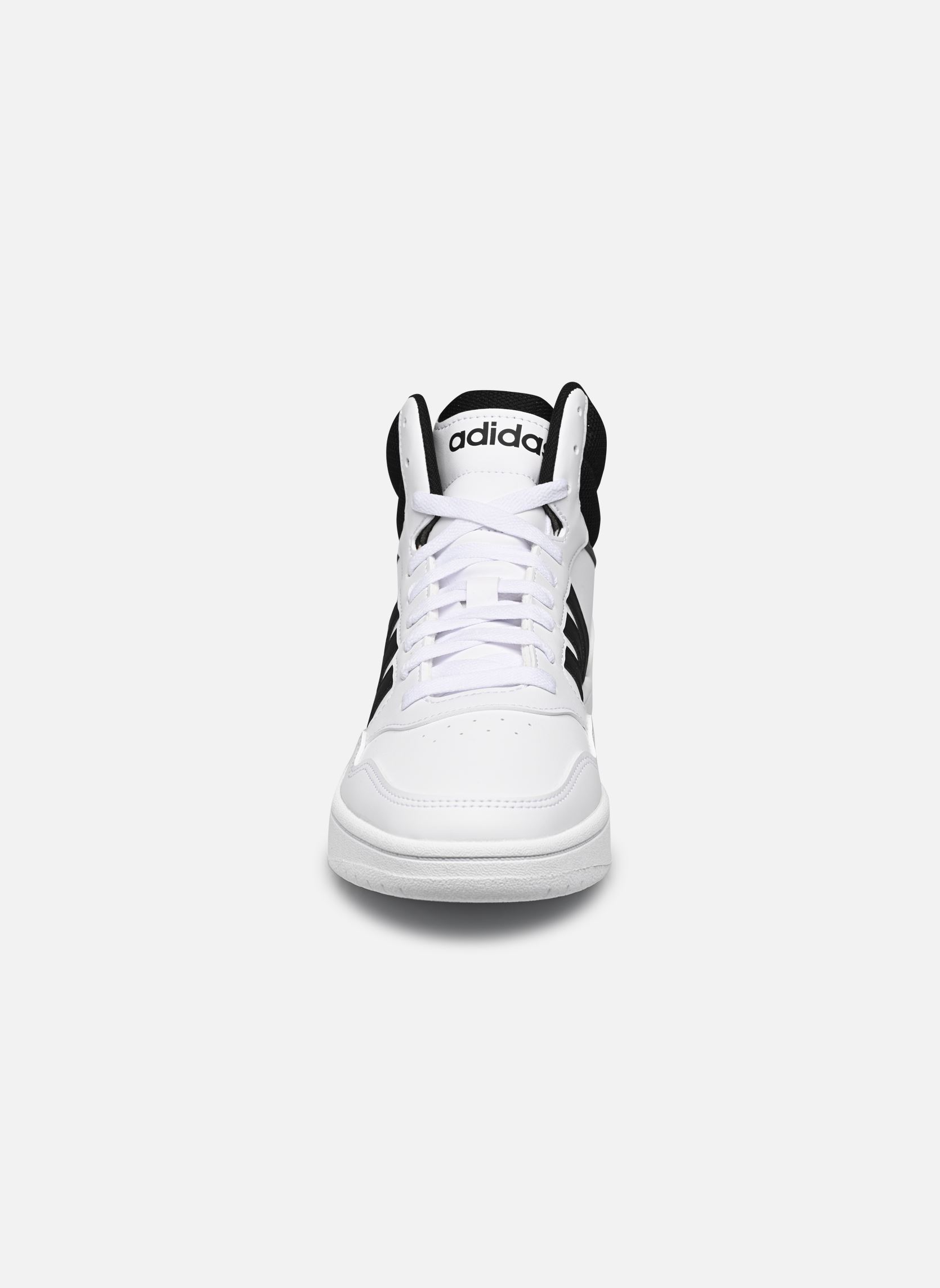 Baskets montantes Hoops 3.0 Mid M homme blanc adidas sportswear Baskets montantes Hoops 3.0 Mid M homme blanc CBLACK/CBLACK